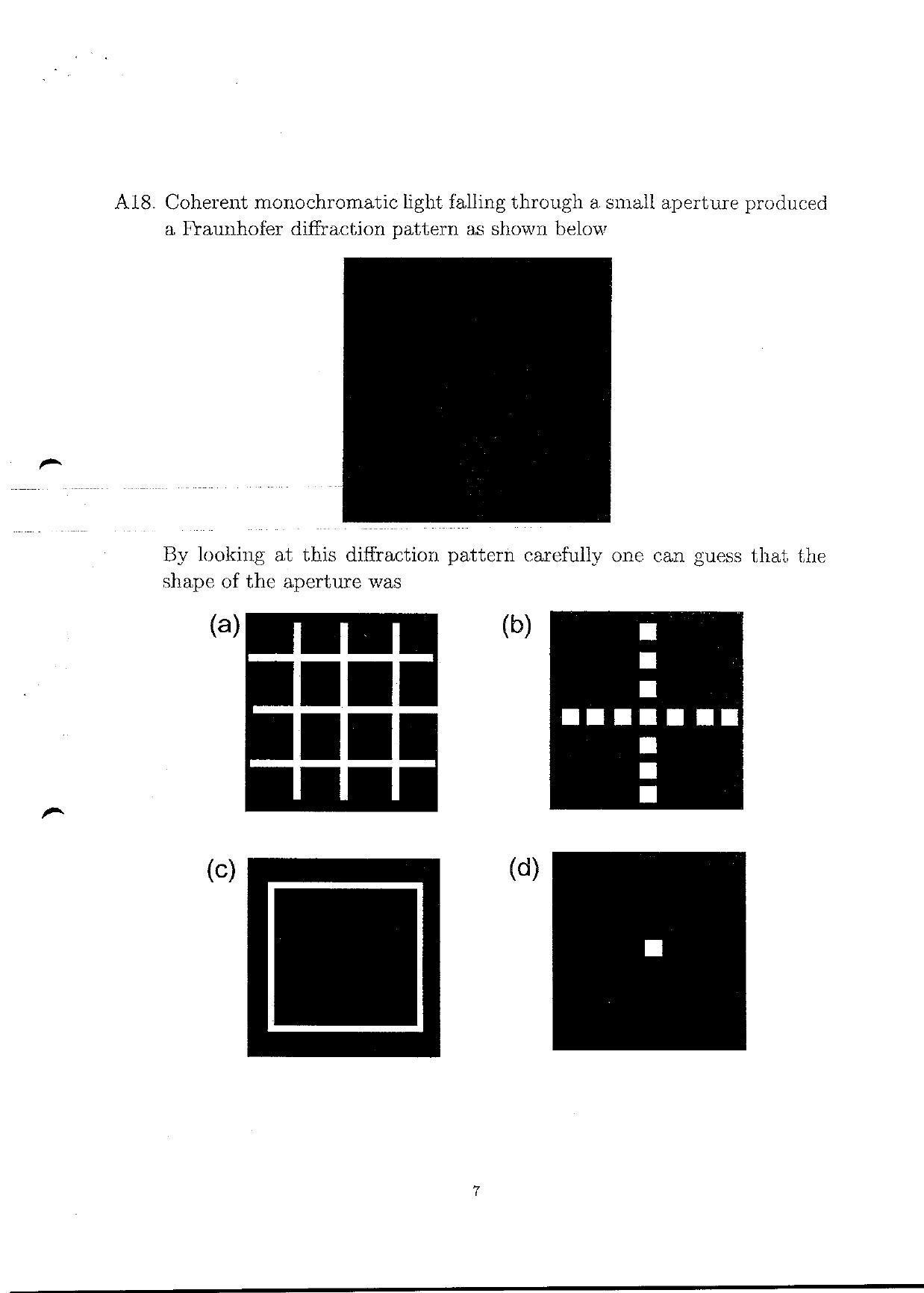 TIFR GS 2010 Physics Question Paper - Page 9