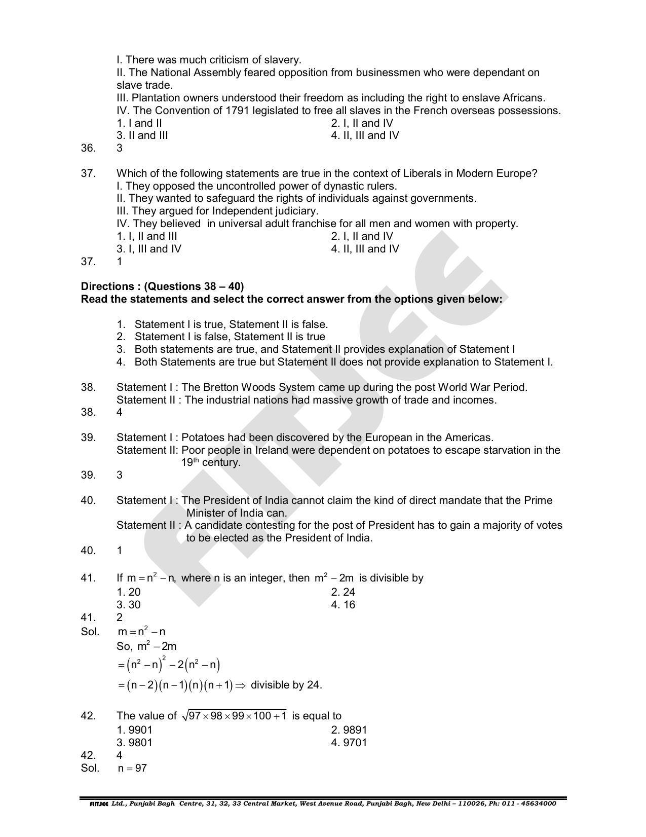 NTSE 2019 (Stage II) SAT Paper with Solution (June 16, 2019) - Page 10
