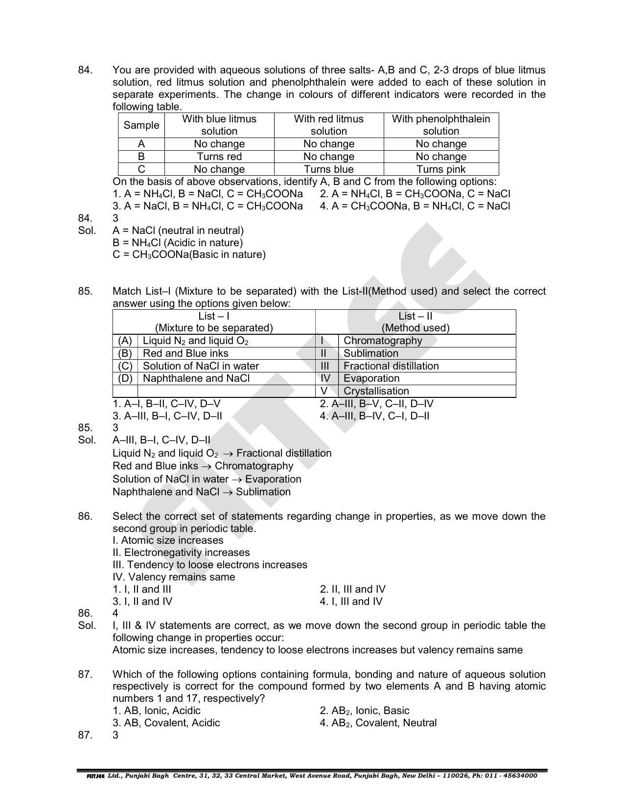 NTSE 2019 (Stage II) SAT Paper with Solution (June 16, 2019) - Page 27