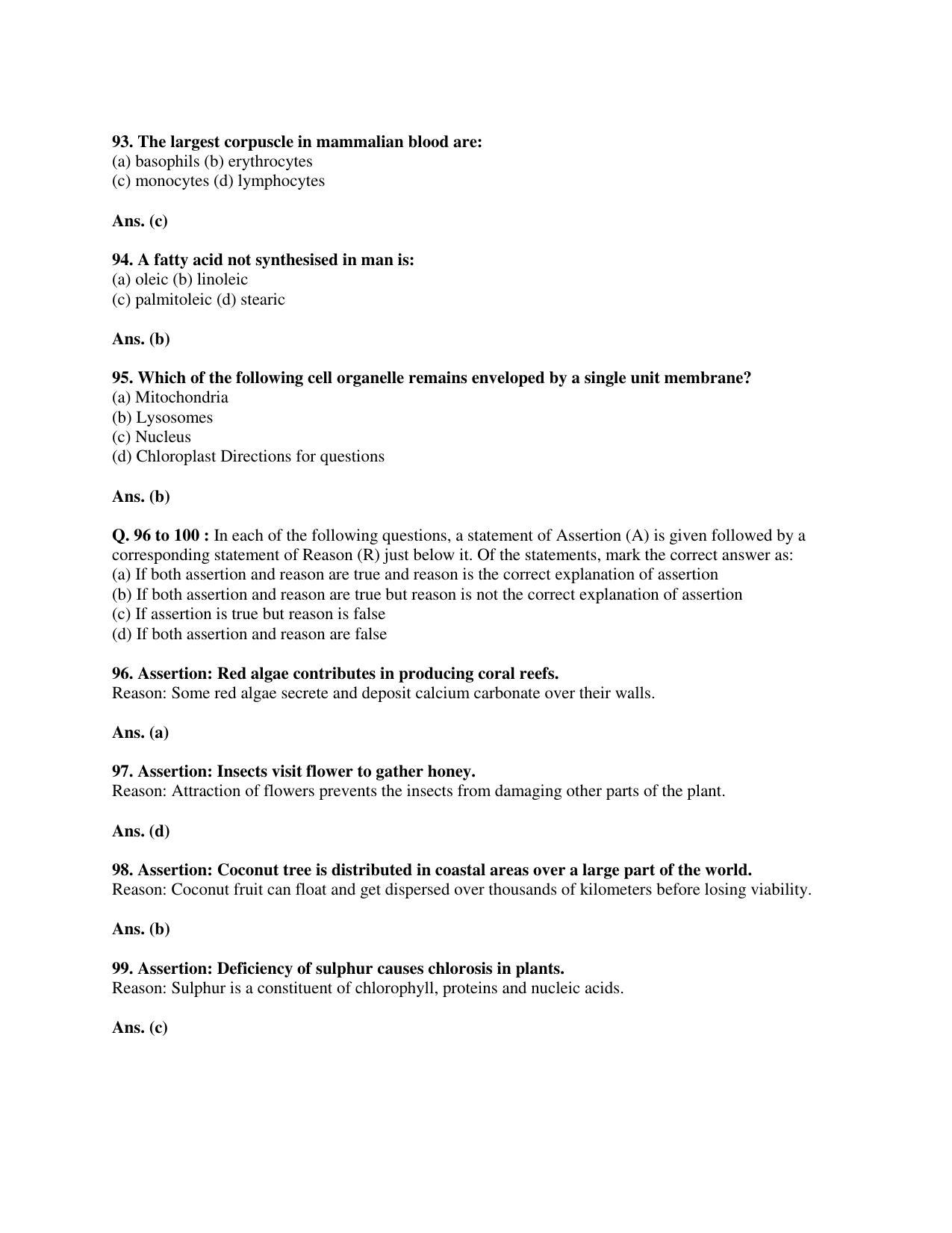 BCECE Previous Year Papers 2011 Biology - Page 14