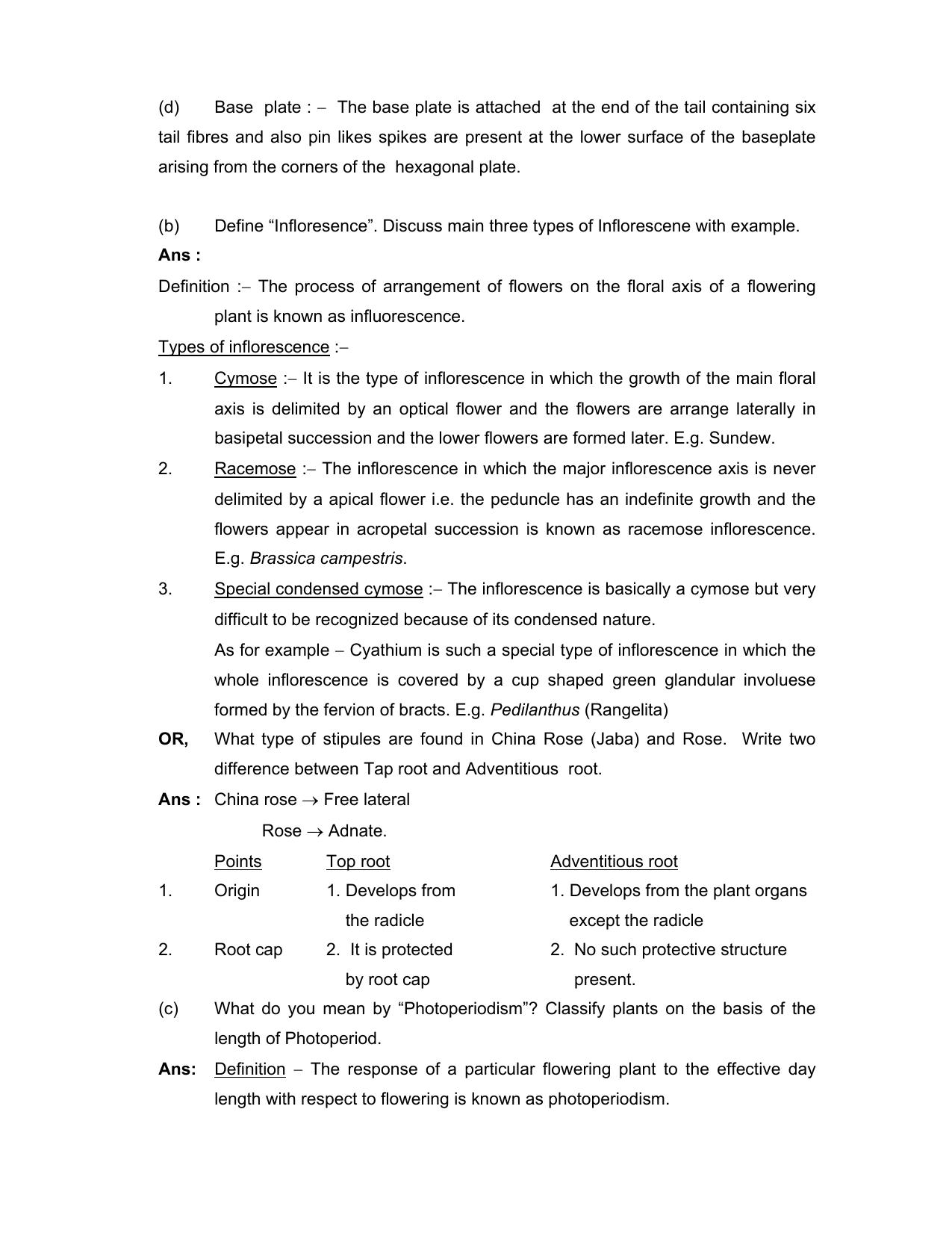 West Bengal Board Class 12 Biological Science 2020 Question Paper - Page 23
