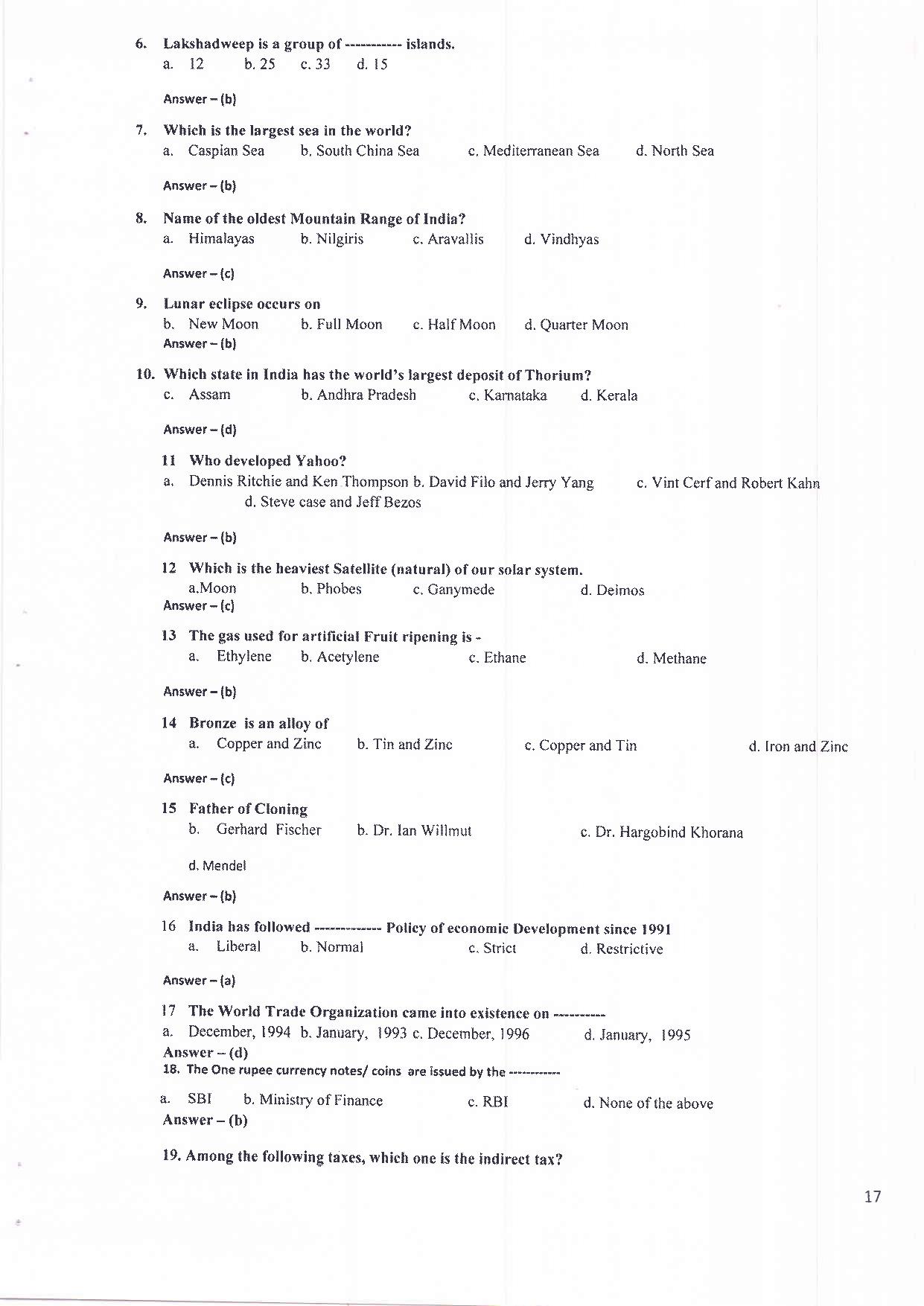 MH CET Law - 5 Year Integrated LLB Sample Paper - Page 6