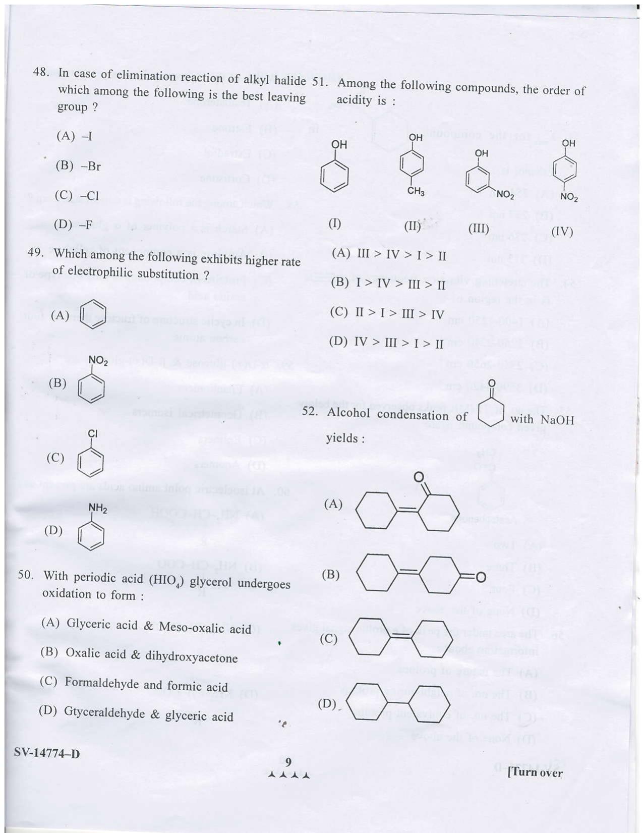 KUET 2023 M.Sc. Chemistry Question Paper - Page 20