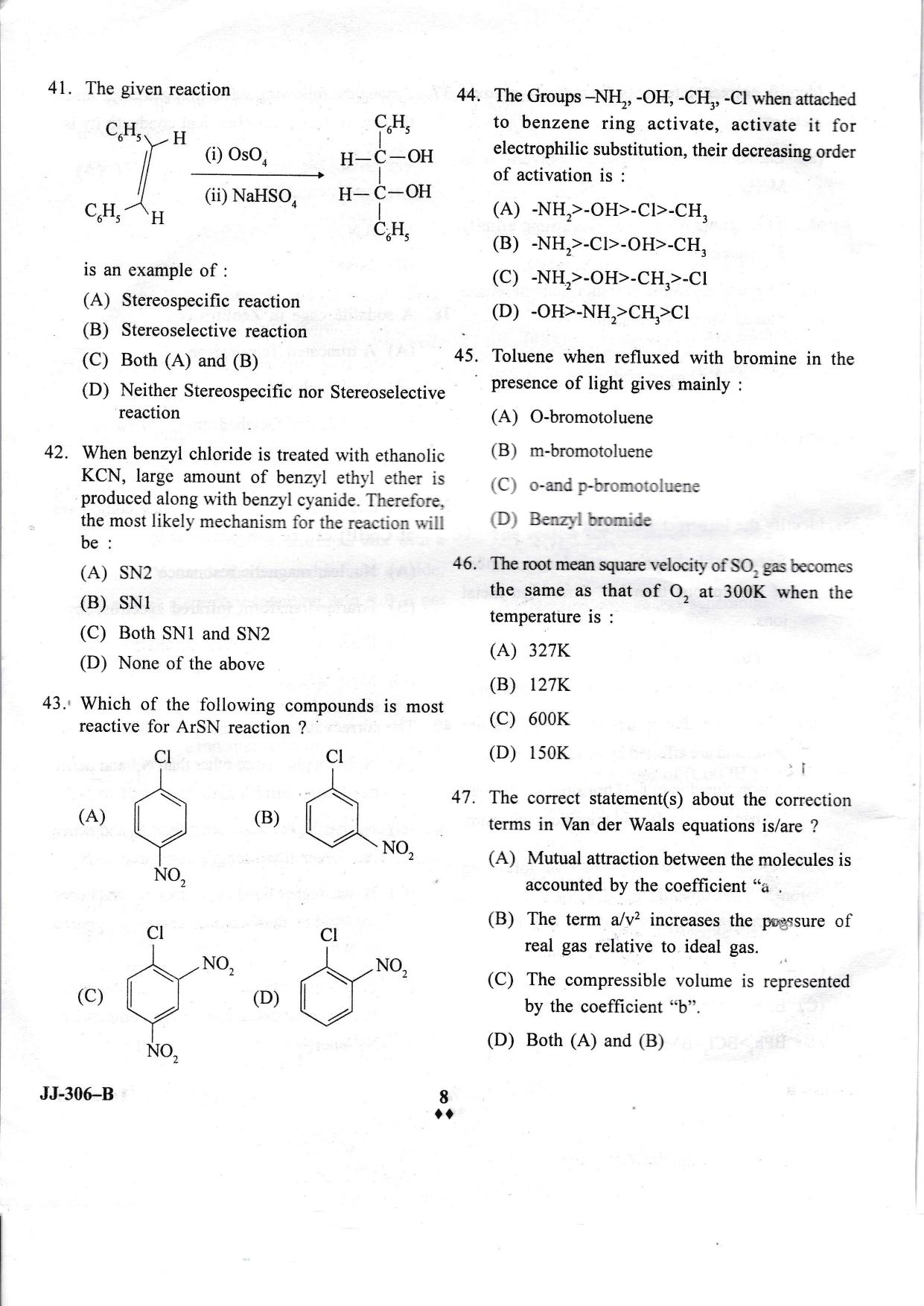 KUET 2023 M.Sc. Chemistry Question Paper - Page 40