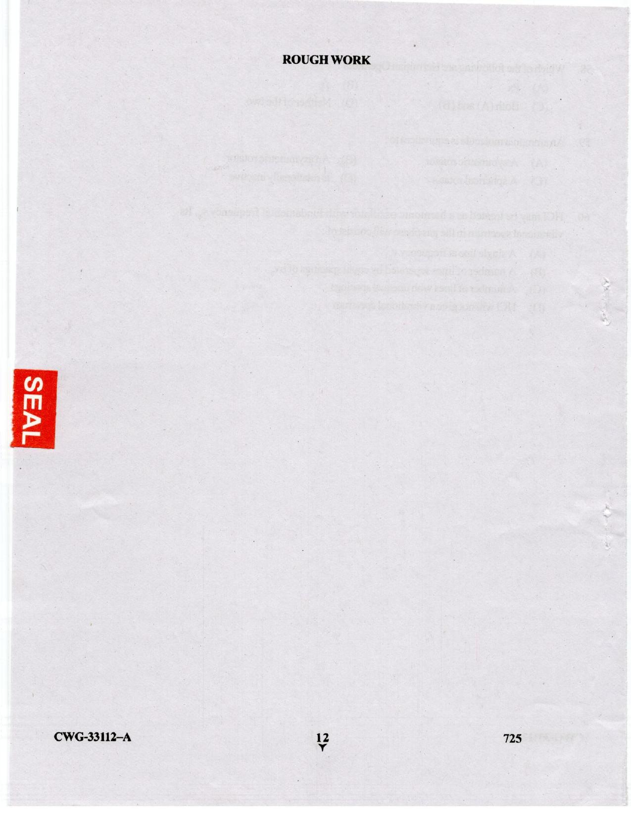 KUET 2023 M.Sc. Chemistry Question Paper - Page 74
