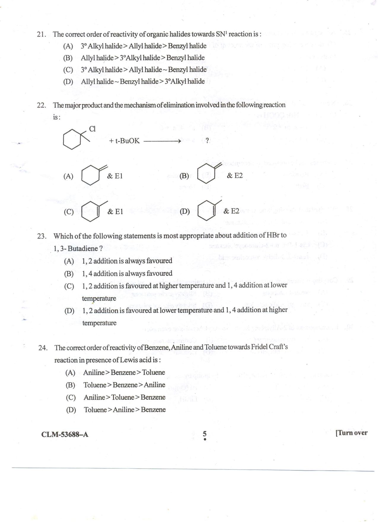 KUET 2023 M.Sc. Chemistry Question Paper - Page 78