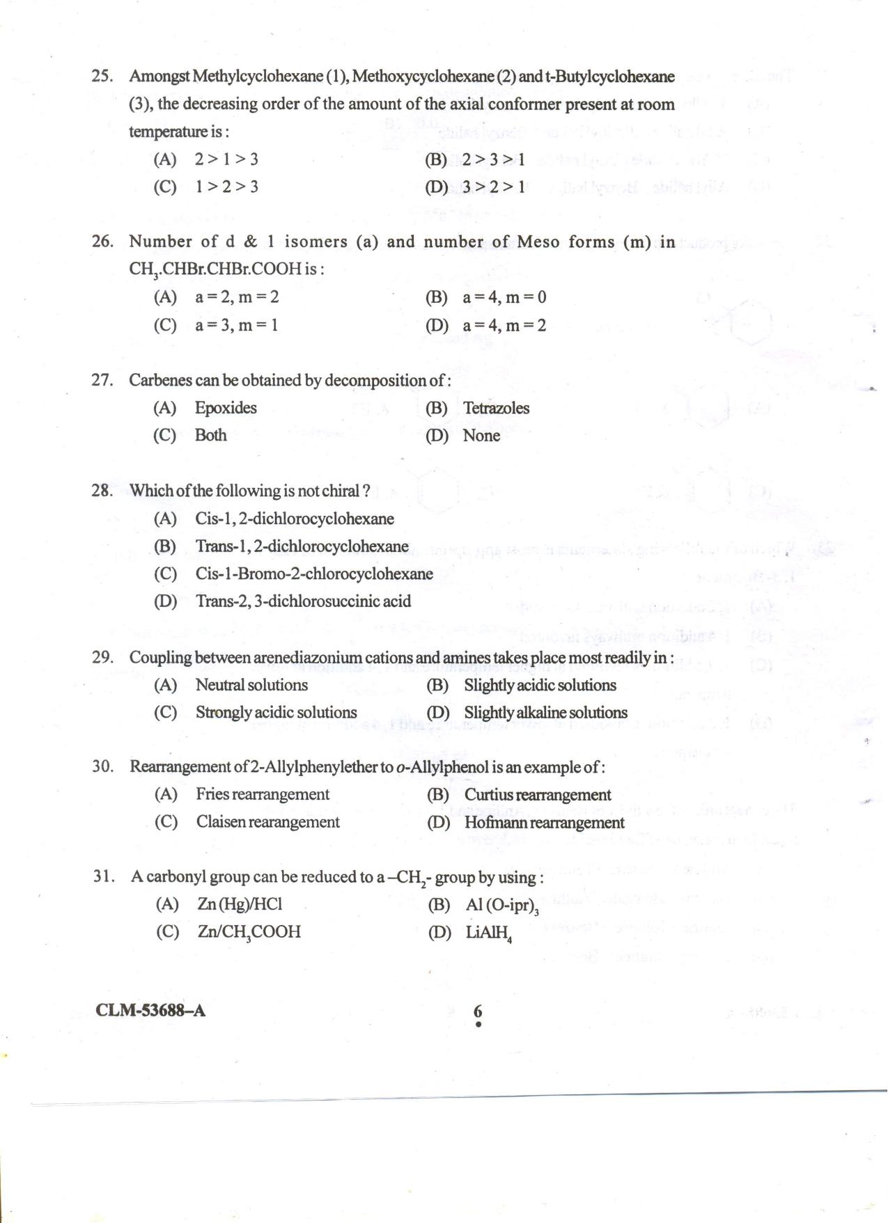 KUET 2023 M.Sc. Chemistry Question Paper - Page 79