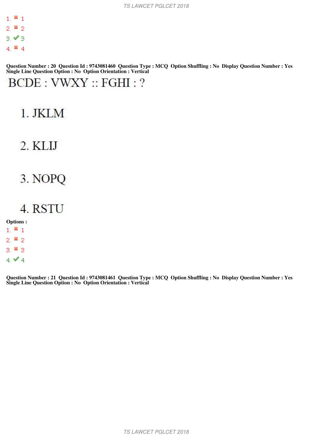 TS LAWCET 5 Year 2018 Question Paper - Page 12