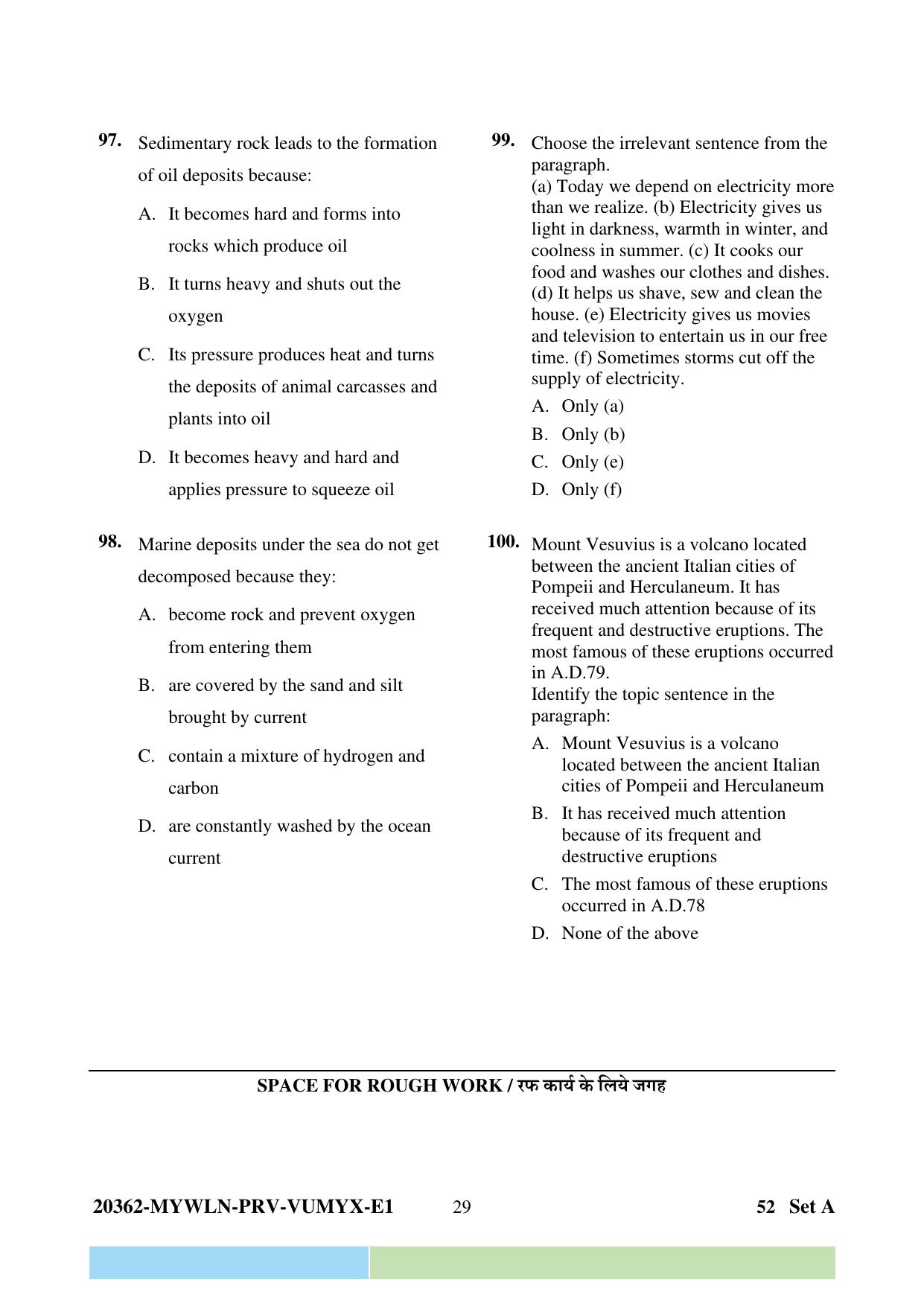 CG Pre B.A B.Ed / Pre B.Sc. B.Ed 2023 Question Paper - Page 29