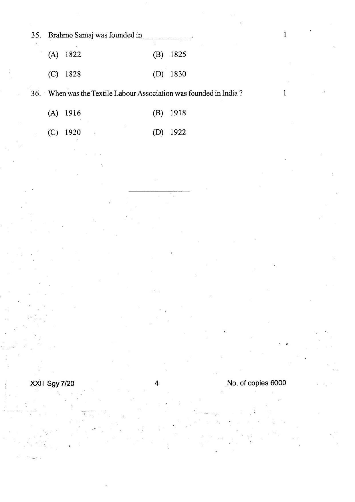 COHSEM Class 12 Sociology Question Papers 2020 - Page 4