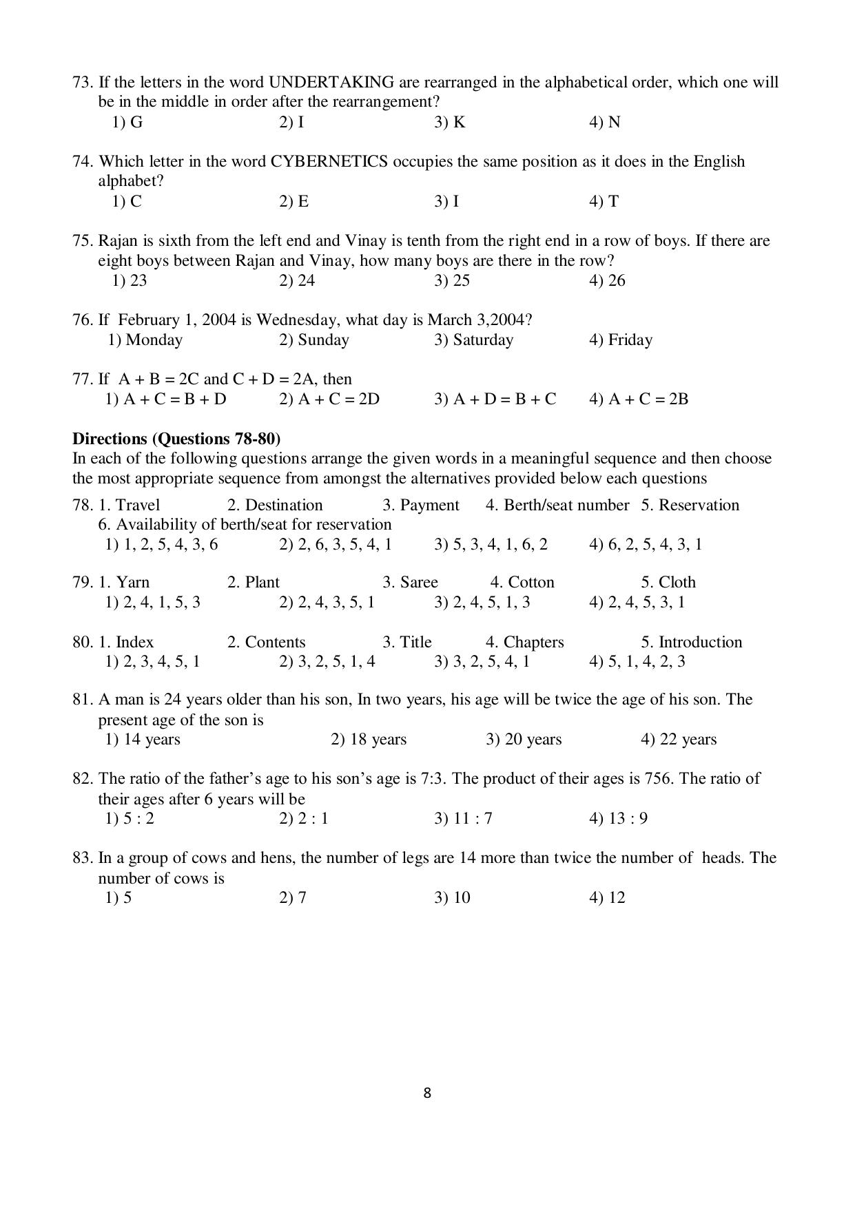 Puducherry NMMS 2017 Question Paper - Page 9