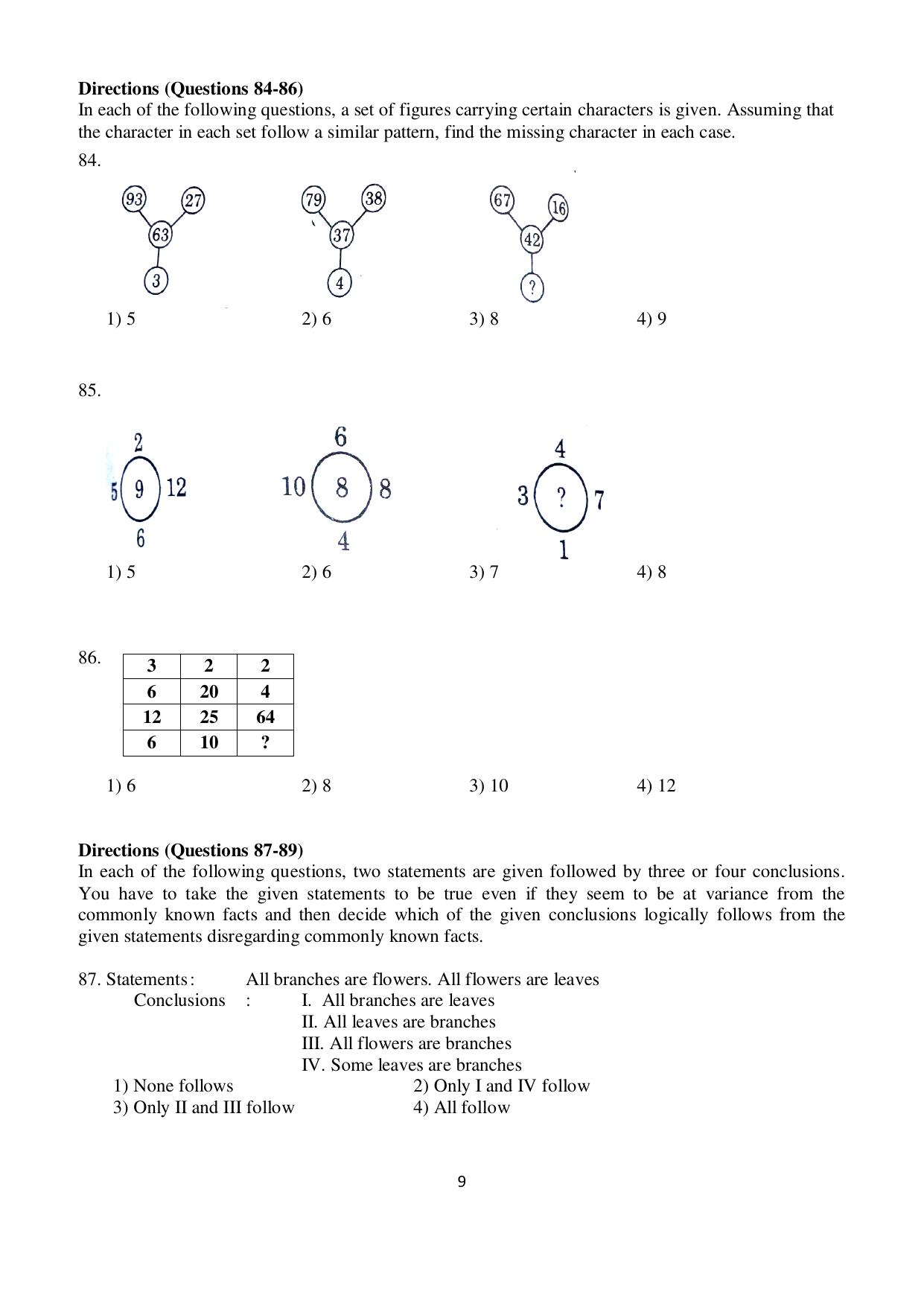Puducherry NMMS 2017 Question Paper - Page 10