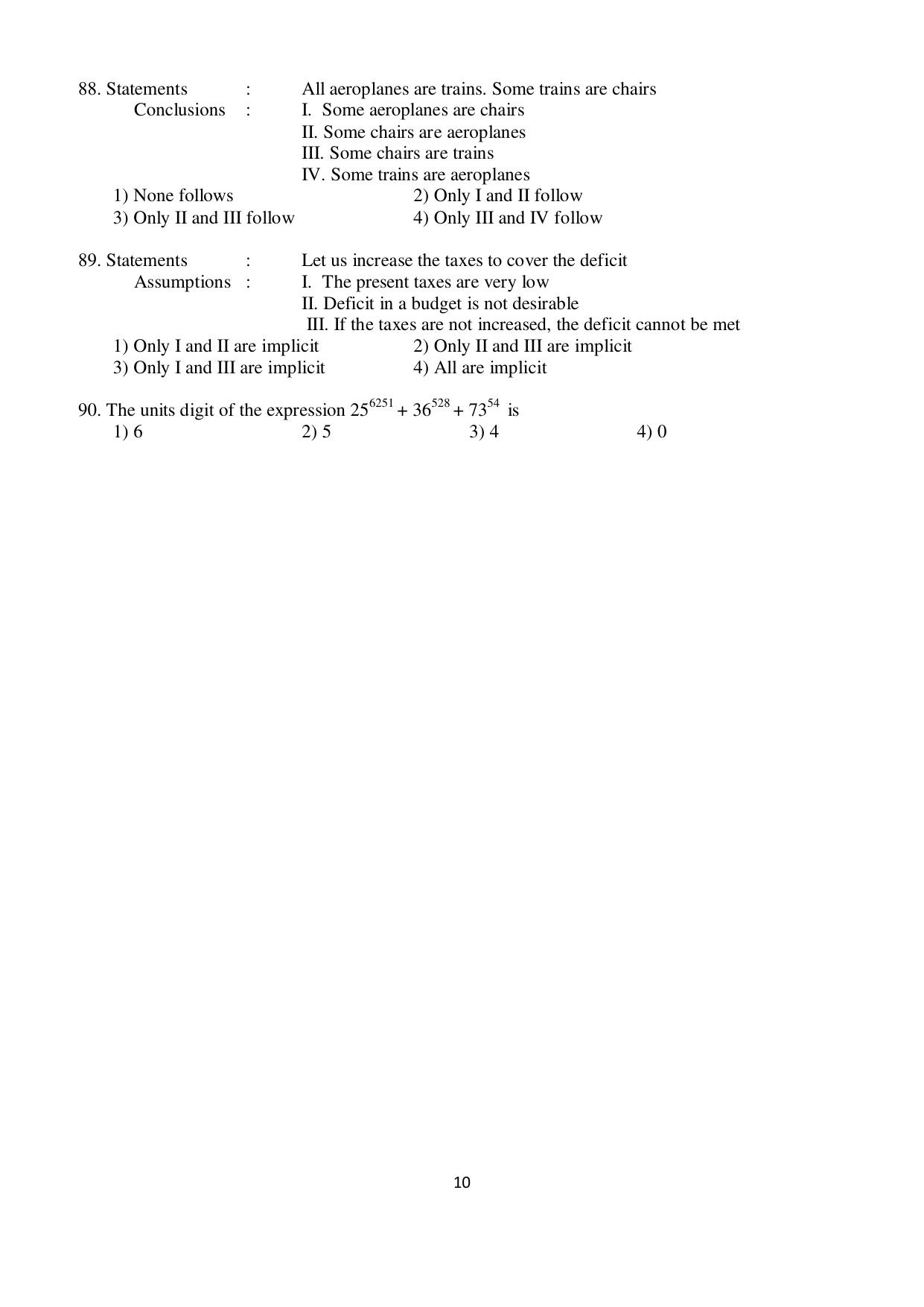 Puducherry NMMS 2017 Question Paper - Page 11