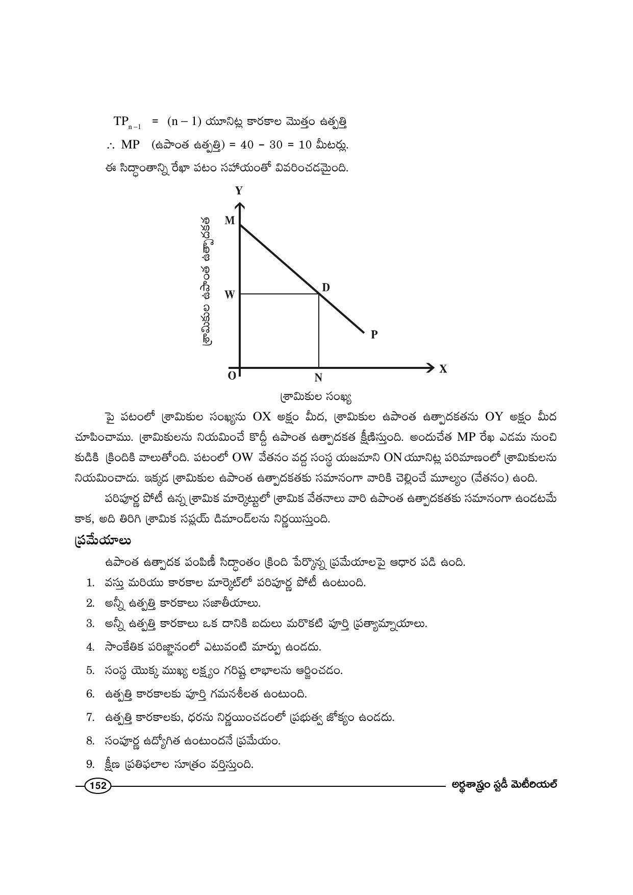 TS SCERT Inter 1st Year Economics-Book-1 Path 1 (Telugu Medium) Text Book - Page 158