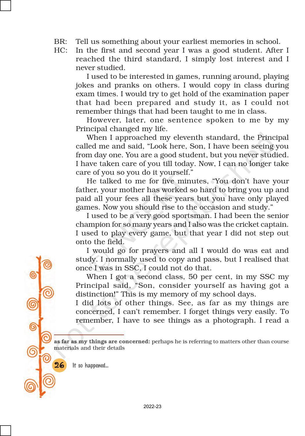 NCERT Book for Class 8 English It So Happened Chapter 4 The Treasure Within - Page 2