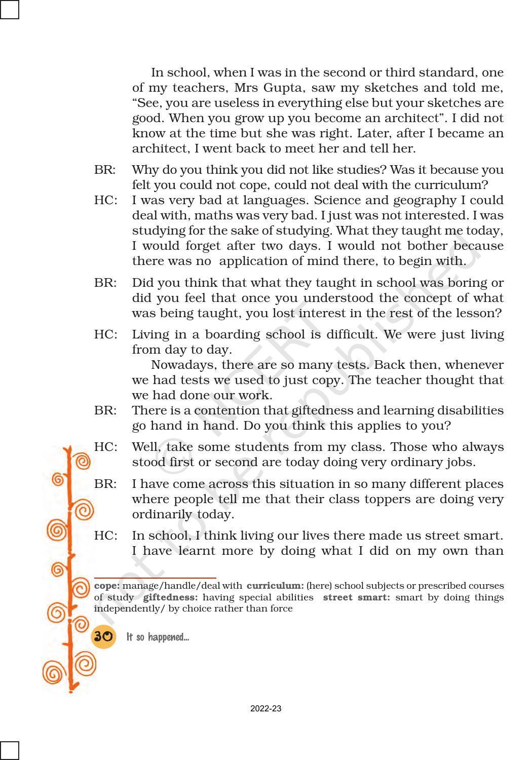 NCERT Book for Class 8 English It So Happened Chapter 4 The Treasure Within - Page 6