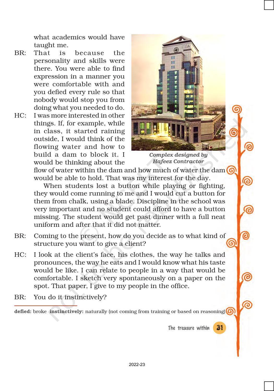 NCERT Book for Class 8 English It So Happened Chapter 4 The Treasure Within - Page 7