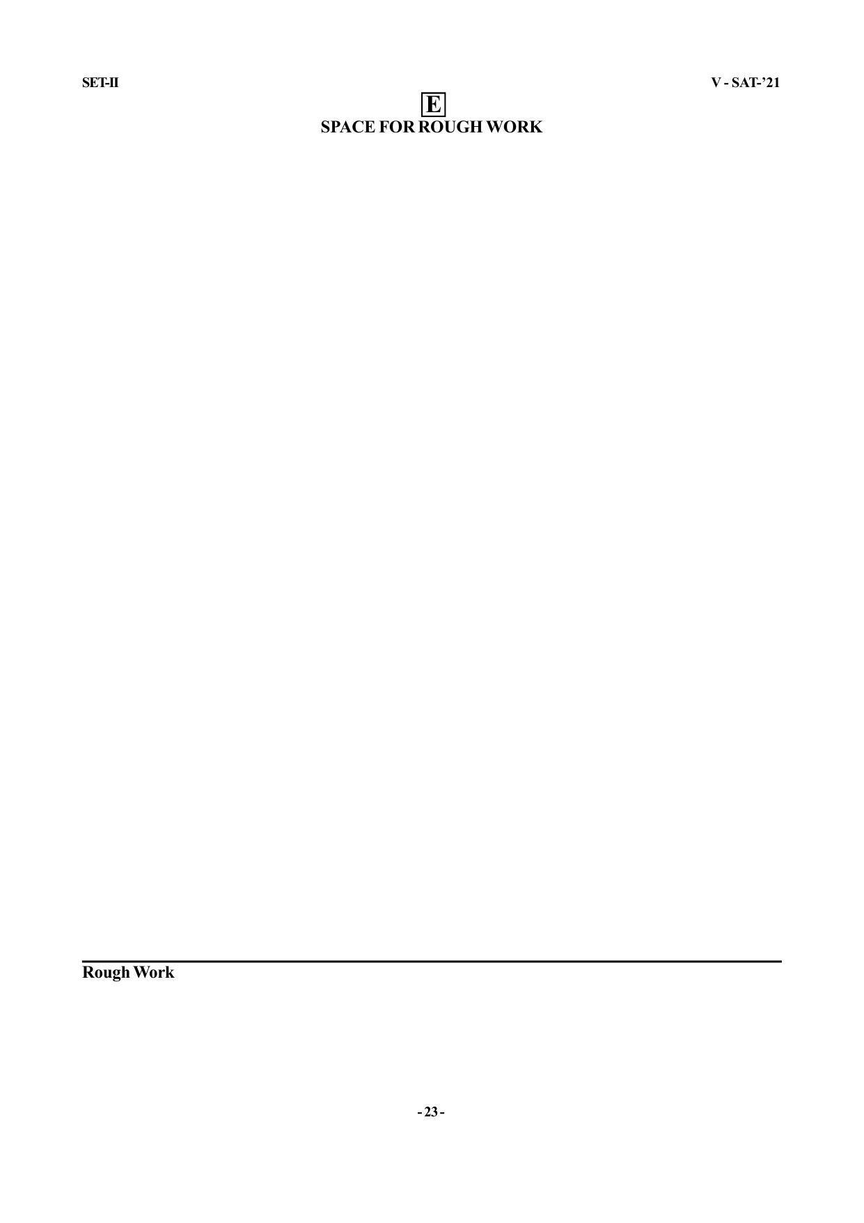 VSAT Exam BIPC Sample Question Paper - Page 23