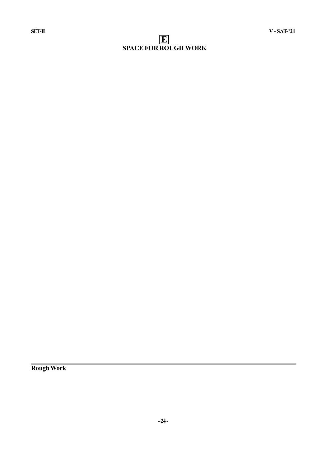 VSAT Exam BIPC Sample Question Paper - Page 24