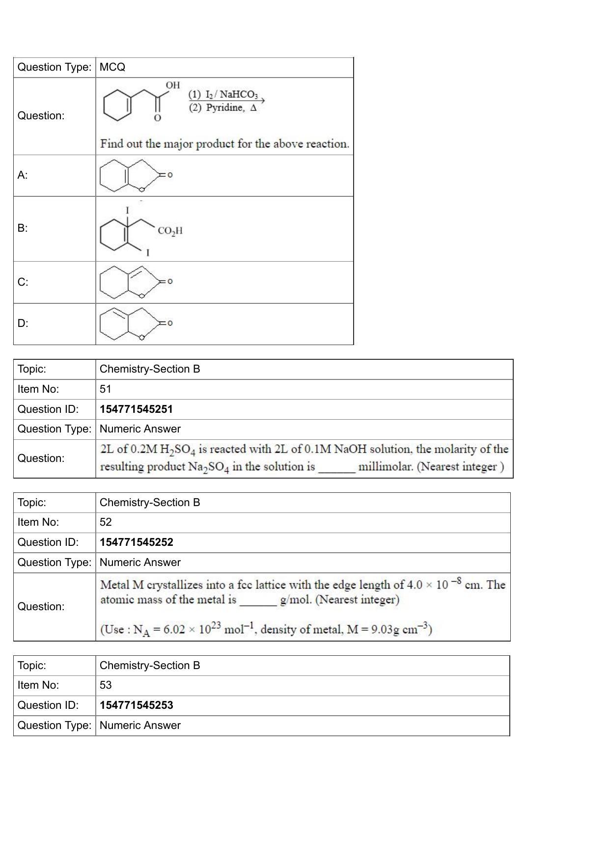 JEE Mains 2022: BTech English (Shift 2) 28-07-2022 Question Paper - Page 20