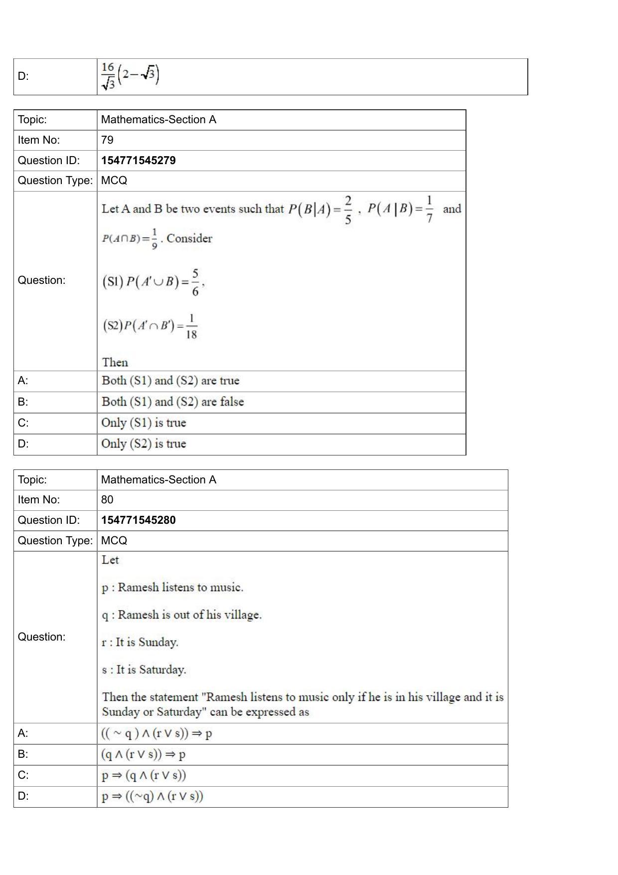 JEE Mains 2022: BTech English (Shift 2) 28-07-2022 Question Paper - Page 30