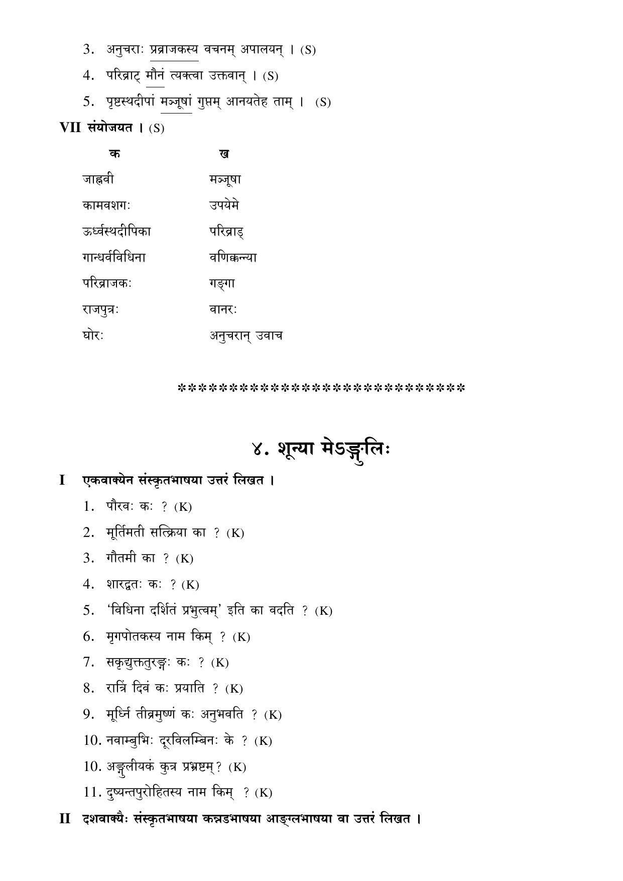 Karnataka 2nd PUC Question Bank for Sanskrit - Page 79