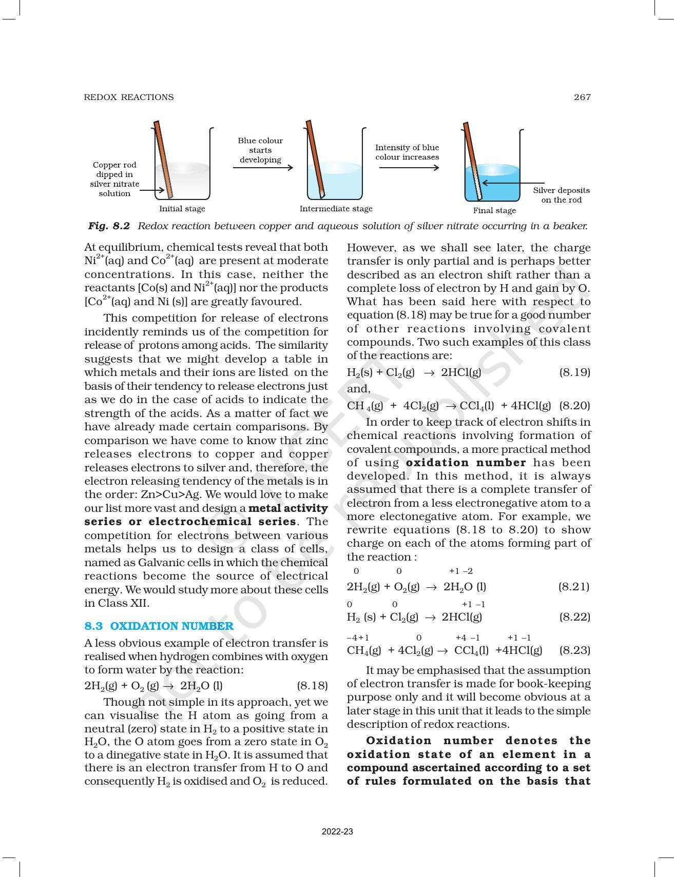 NCERT Book for Class 11 Chemistry Chapter 8 Redox Reactions - Page 5