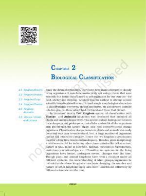 NCERT Book for Class 11 Biology Chapter 2 Biological Classification