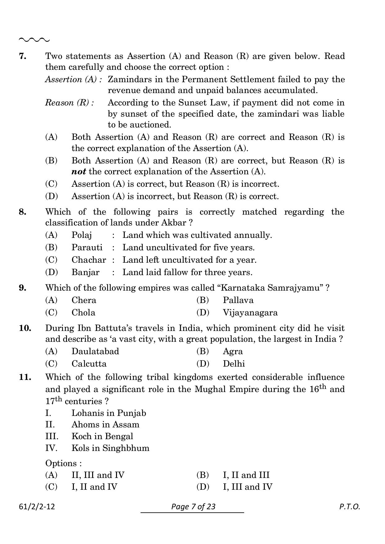 CBSE Class 12 61-2-2 History 2024 Question Paper - Page 7