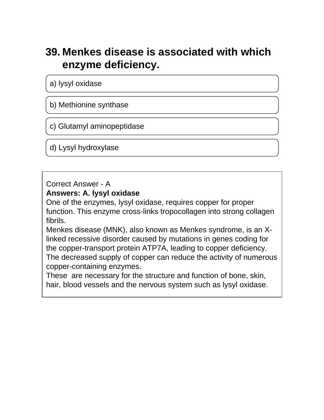 NEET PG 2019 Question Paper - Page 45
