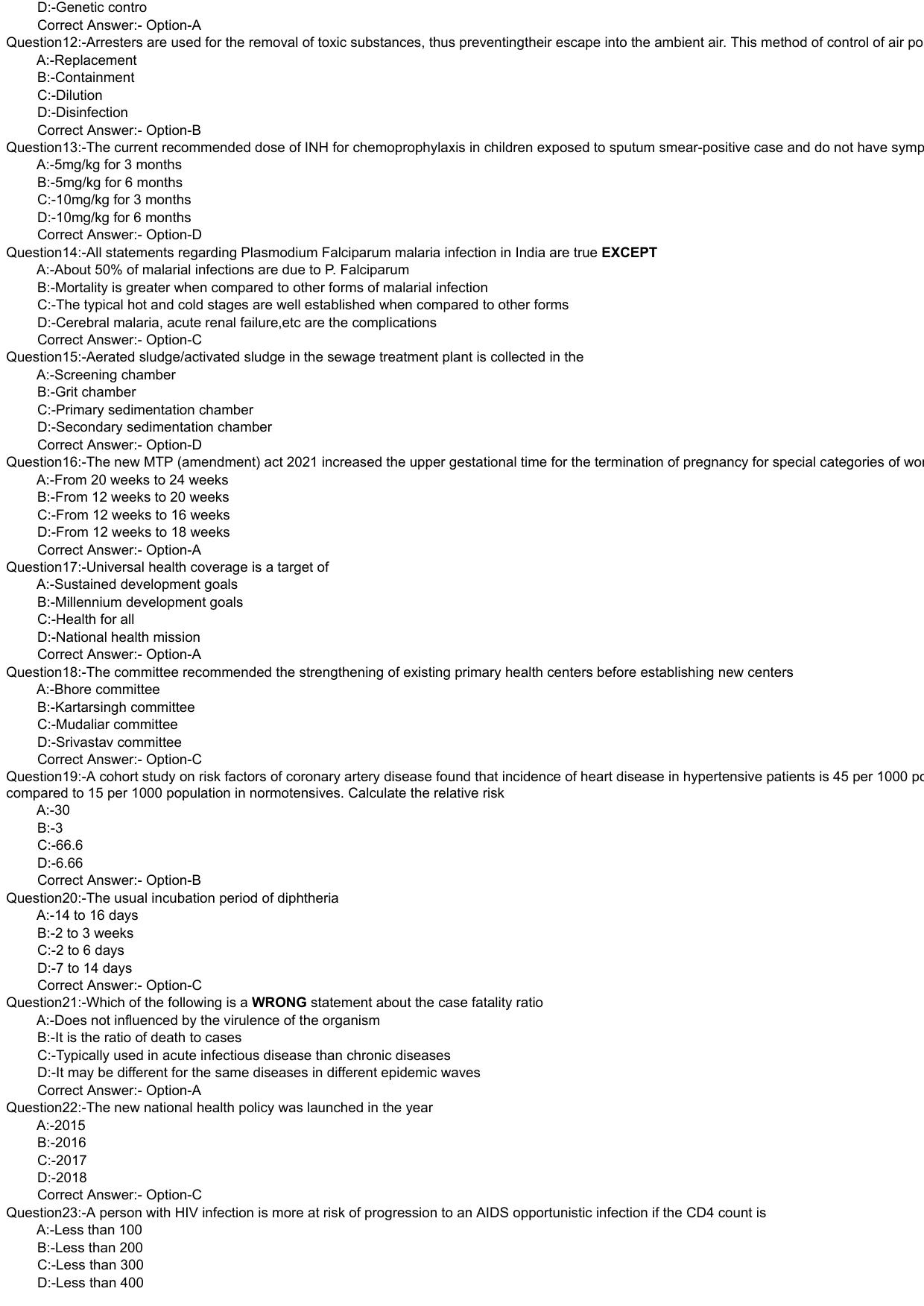 Kerala PG Nursing 2021 Question Paper with Answer Key - Page 2