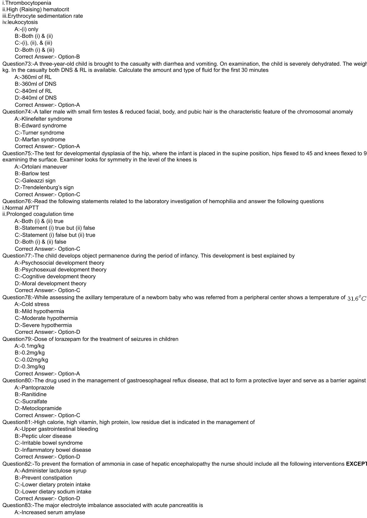 Kerala PG Nursing 2021 Question Paper with Answer Key - Page 7