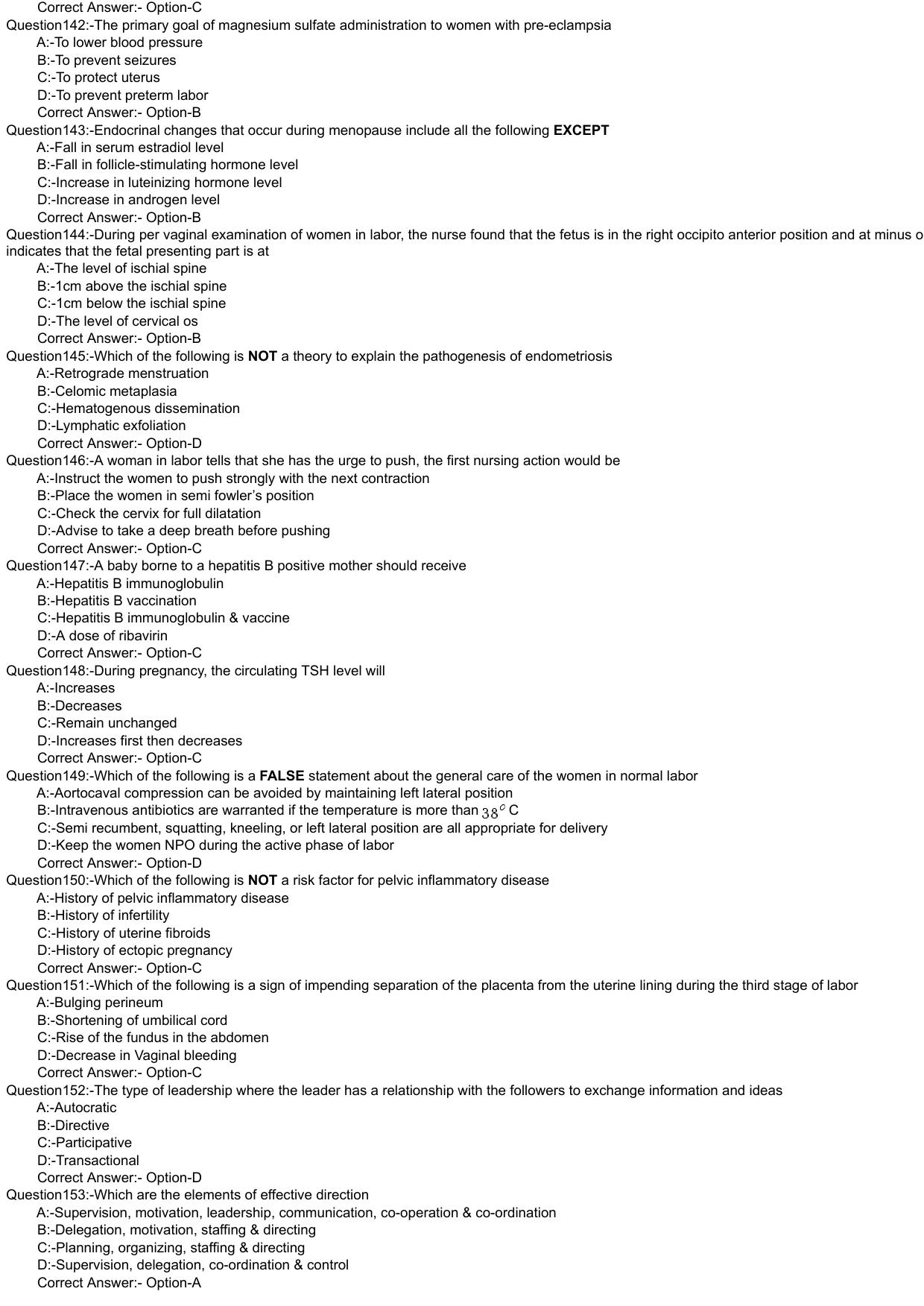 Kerala PG Nursing 2021 Question Paper with Answer Key - Page 13