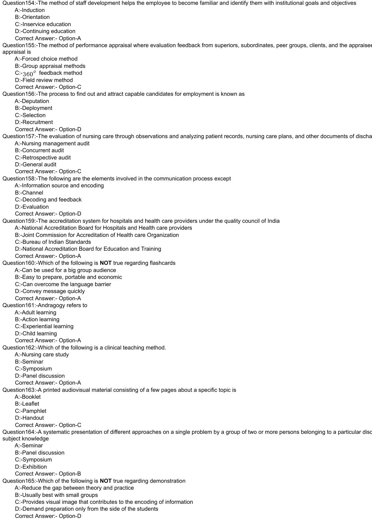 Kerala PG Nursing 2021 Question Paper with Answer Key - Page 14
