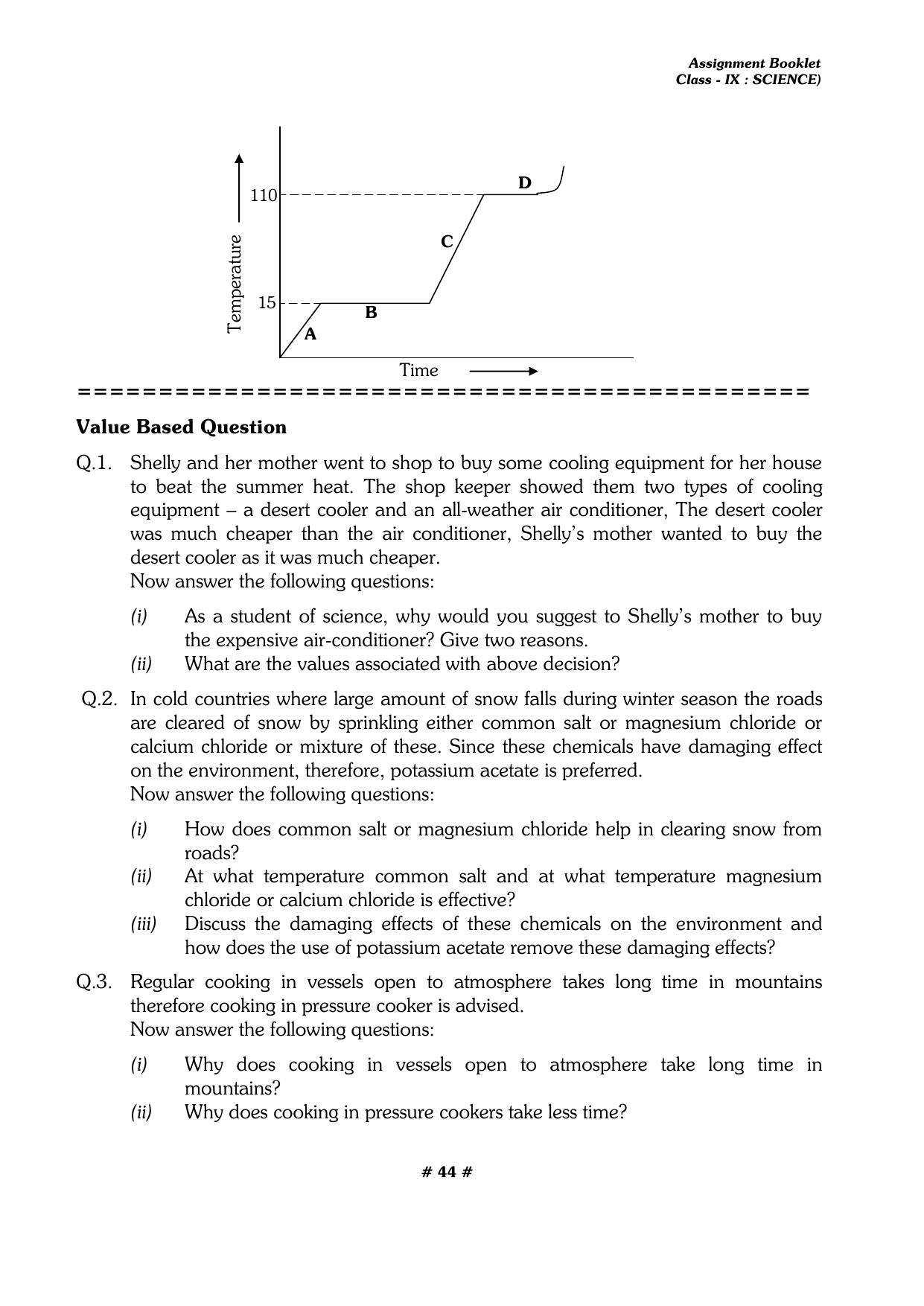 CBSE Worksheets for Class 9 Physics All Chapters Assignments - Page 44