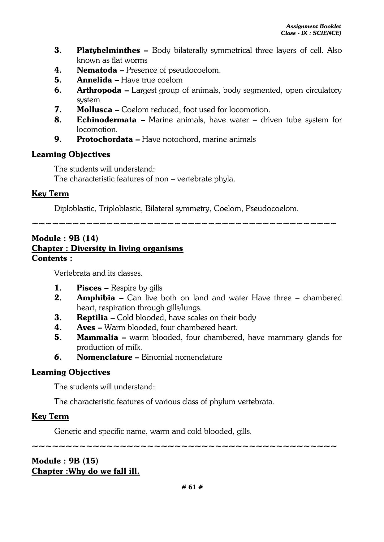CBSE Worksheets for Class 9 Physics All Chapters Assignments - Page 61