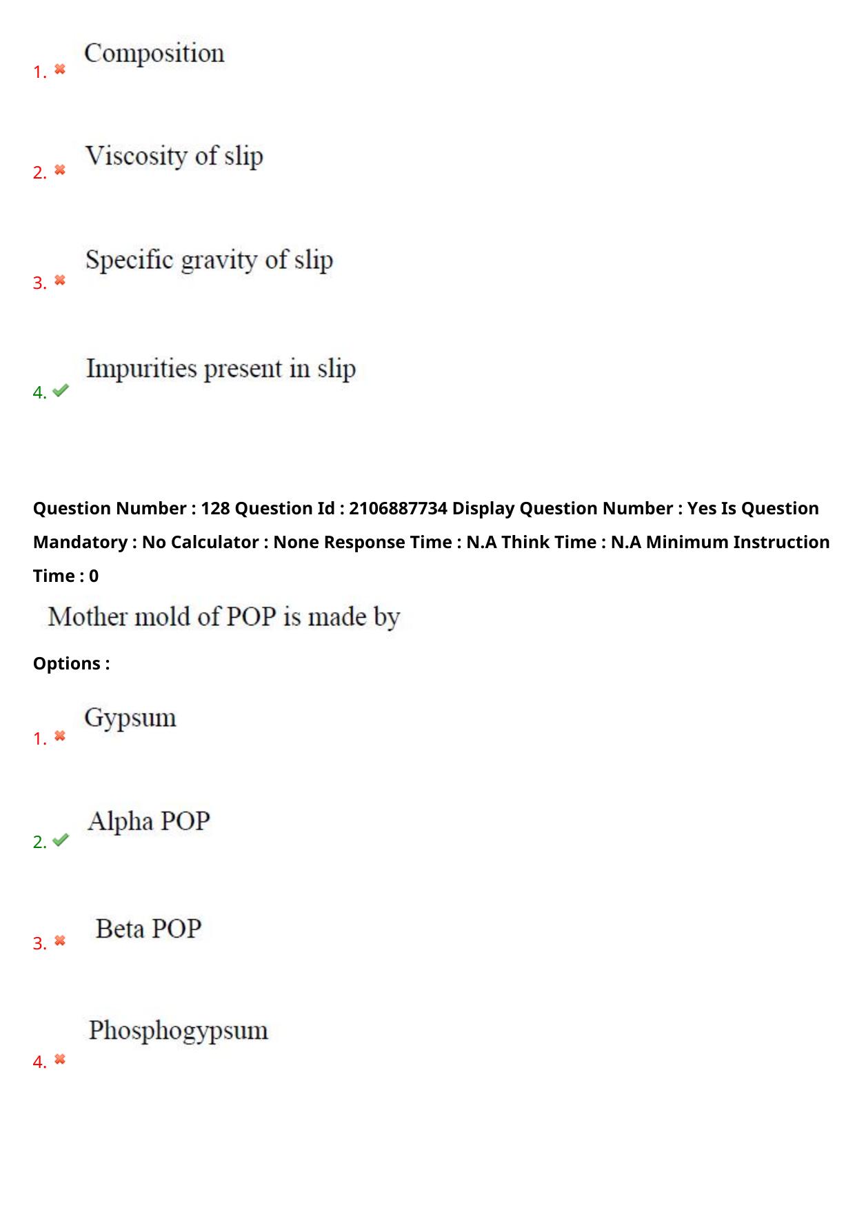 AP ECET 2024 Ceramic Technology 08th May 2024 (Shift 1) Question Paper wth Key - Page 81