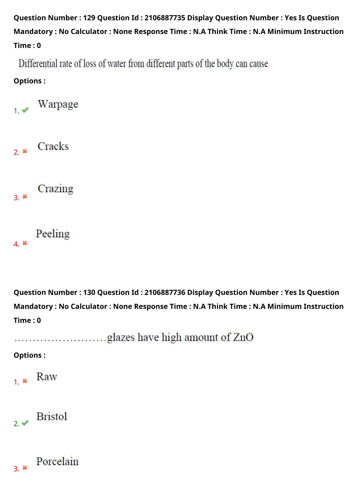 AP ECET 2024 Ceramic Technology 08th May 2024 (Shift 1) Question Paper wth Key - Page 82