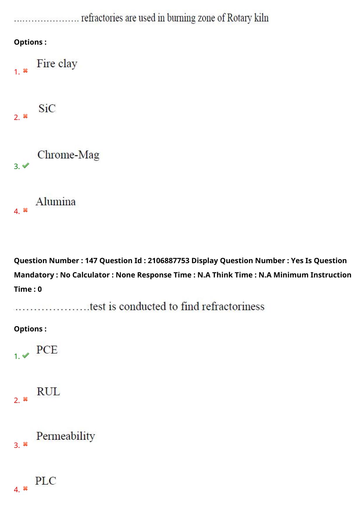 AP ECET 2024 Ceramic Technology 08th May 2024 (Shift 1) Question Paper wth Key - Page 92
