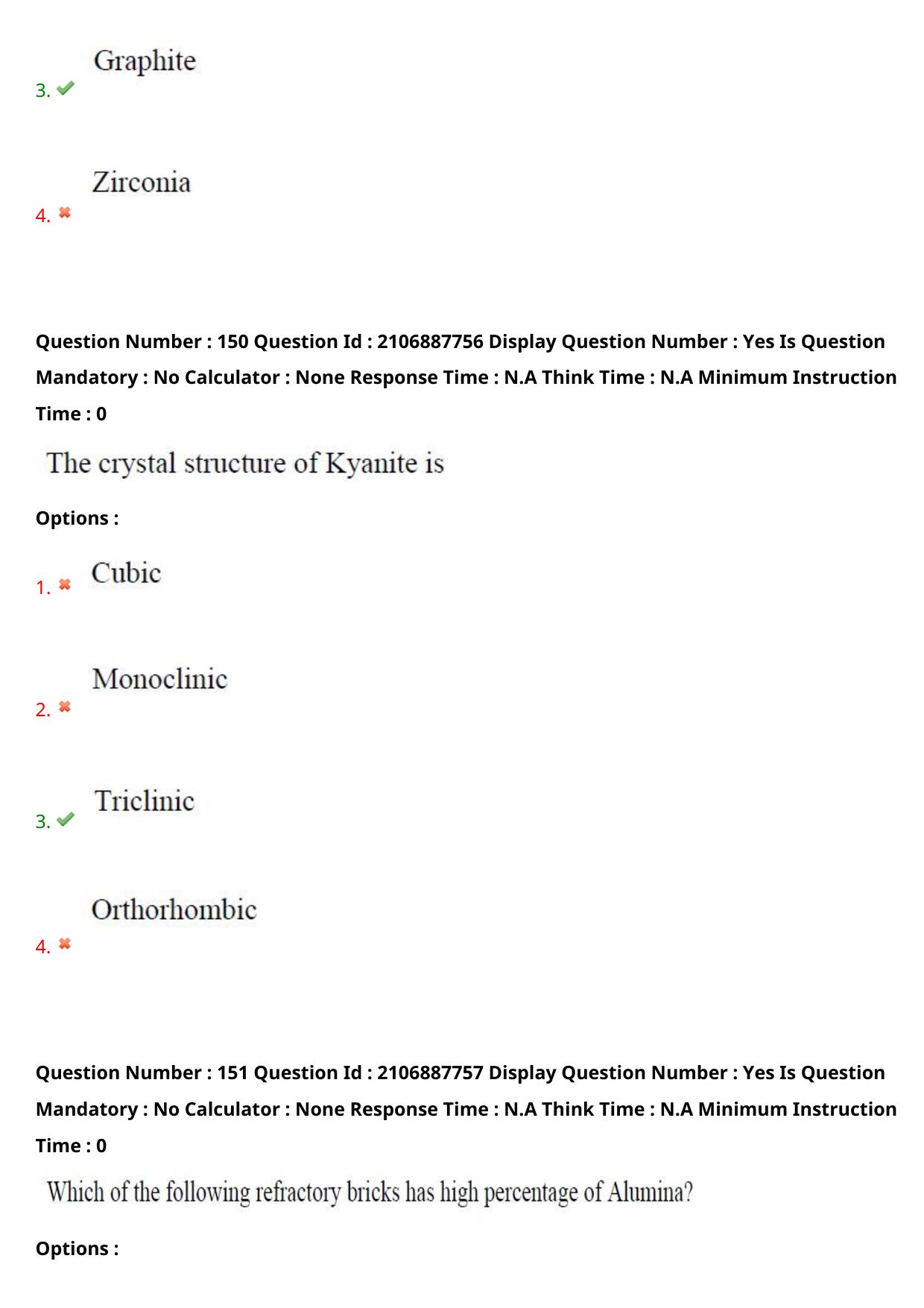 AP ECET 2024 Ceramic Technology 08th May 2024 (Shift 1) Question Paper wth Key - Page 94