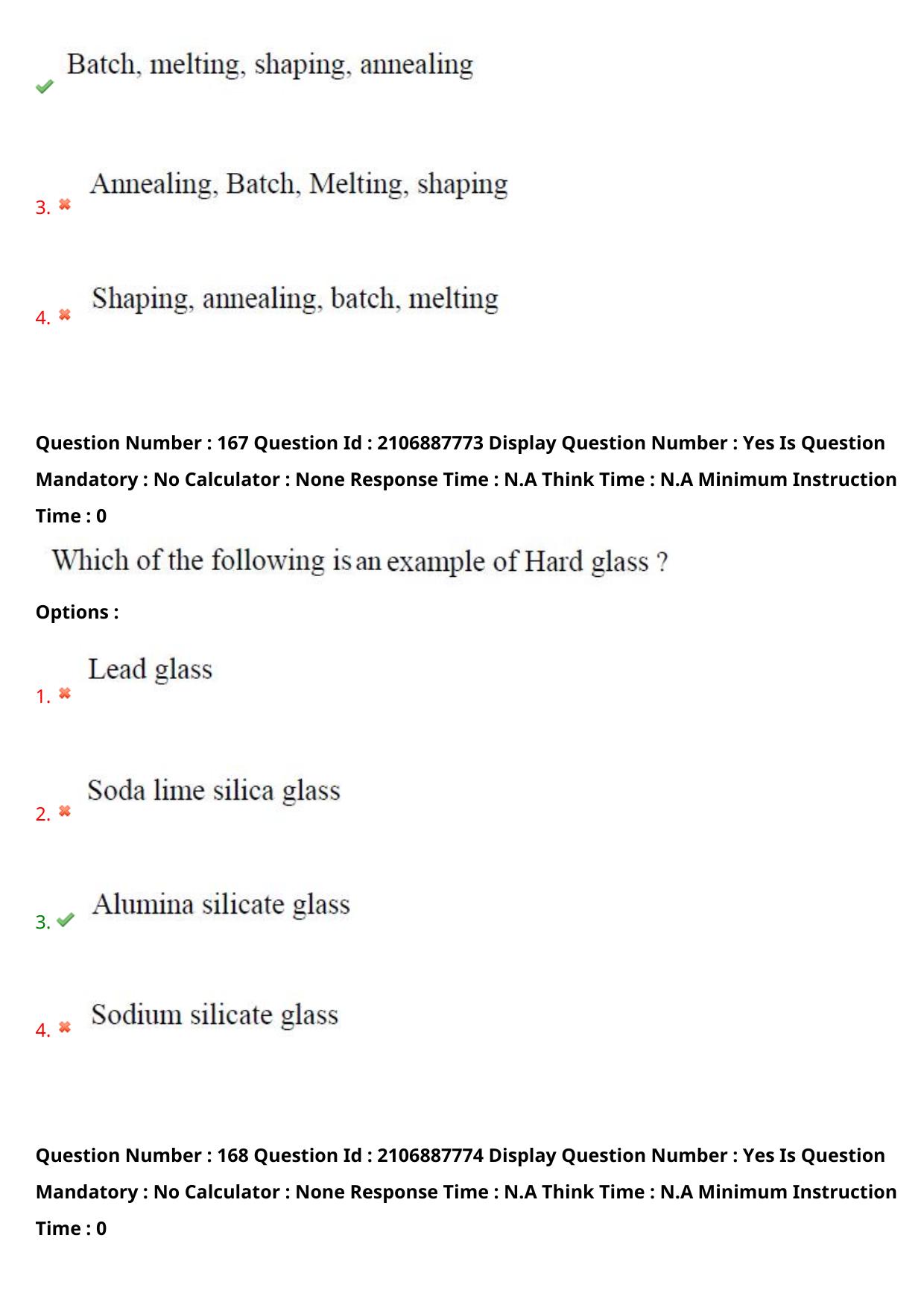AP ECET 2024 Ceramic Technology 08th May 2024 (Shift 1) Question Paper wth Key - Page 104