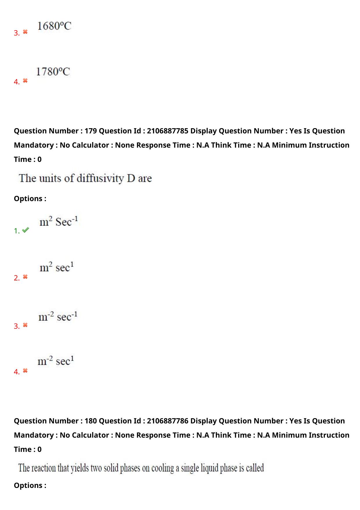 AP ECET 2024 Ceramic Technology 08th May 2024 (Shift 1) Question Paper wth Key - Page 111