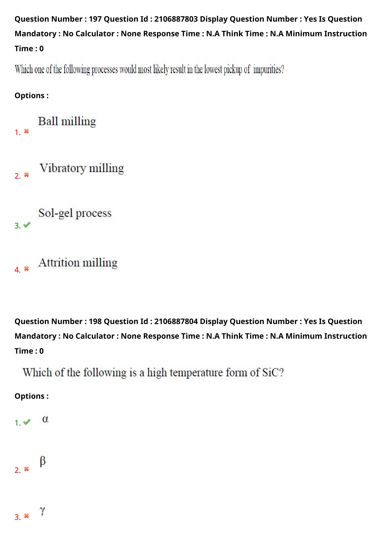 AP ECET 2024 Ceramic Technology 08th May 2024 (Shift 1) Question Paper wth Key - Page 122