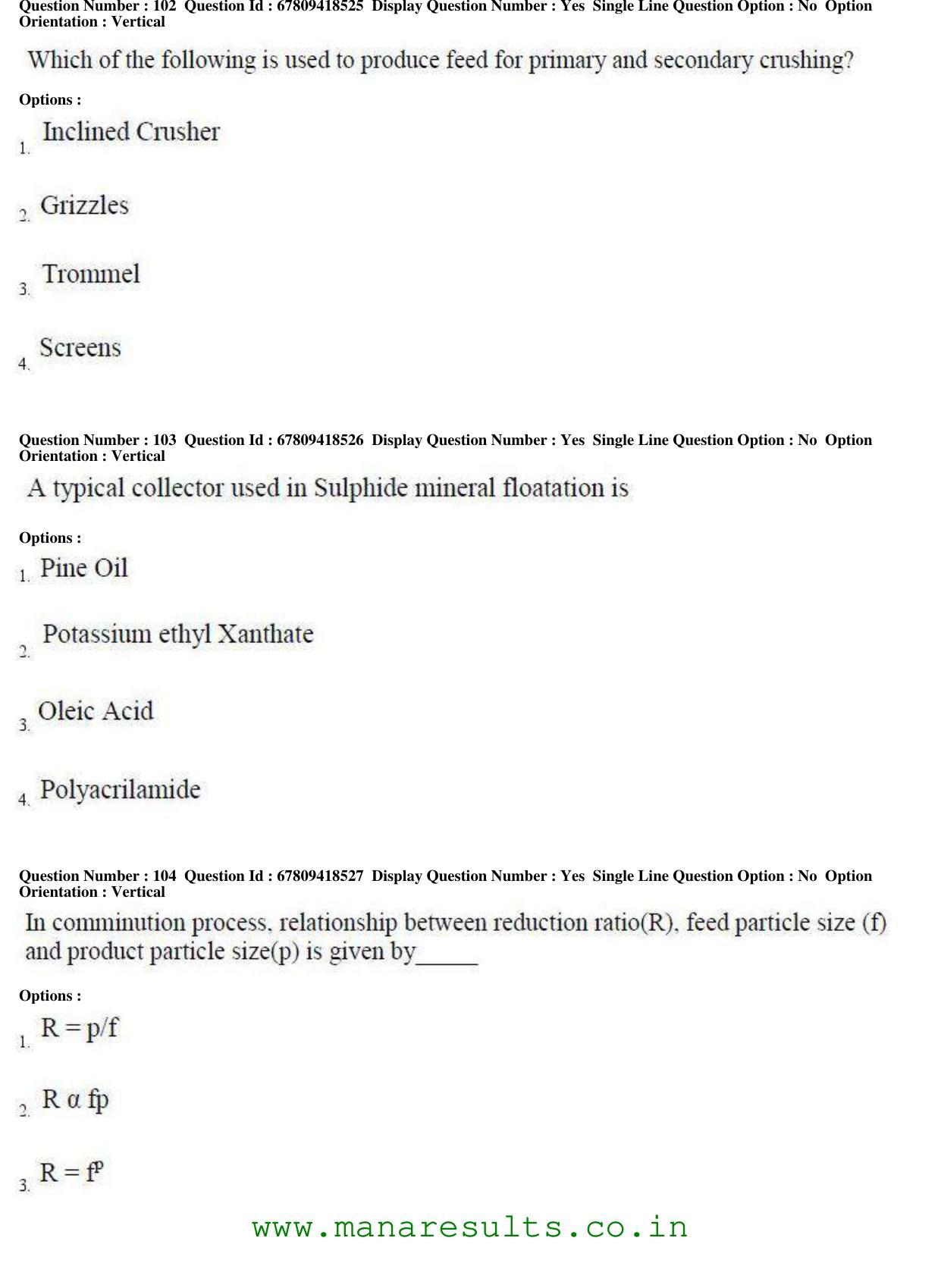 AP ECET 2018 - Metallurgical Engineering Old Previous Question Papers - Page 38