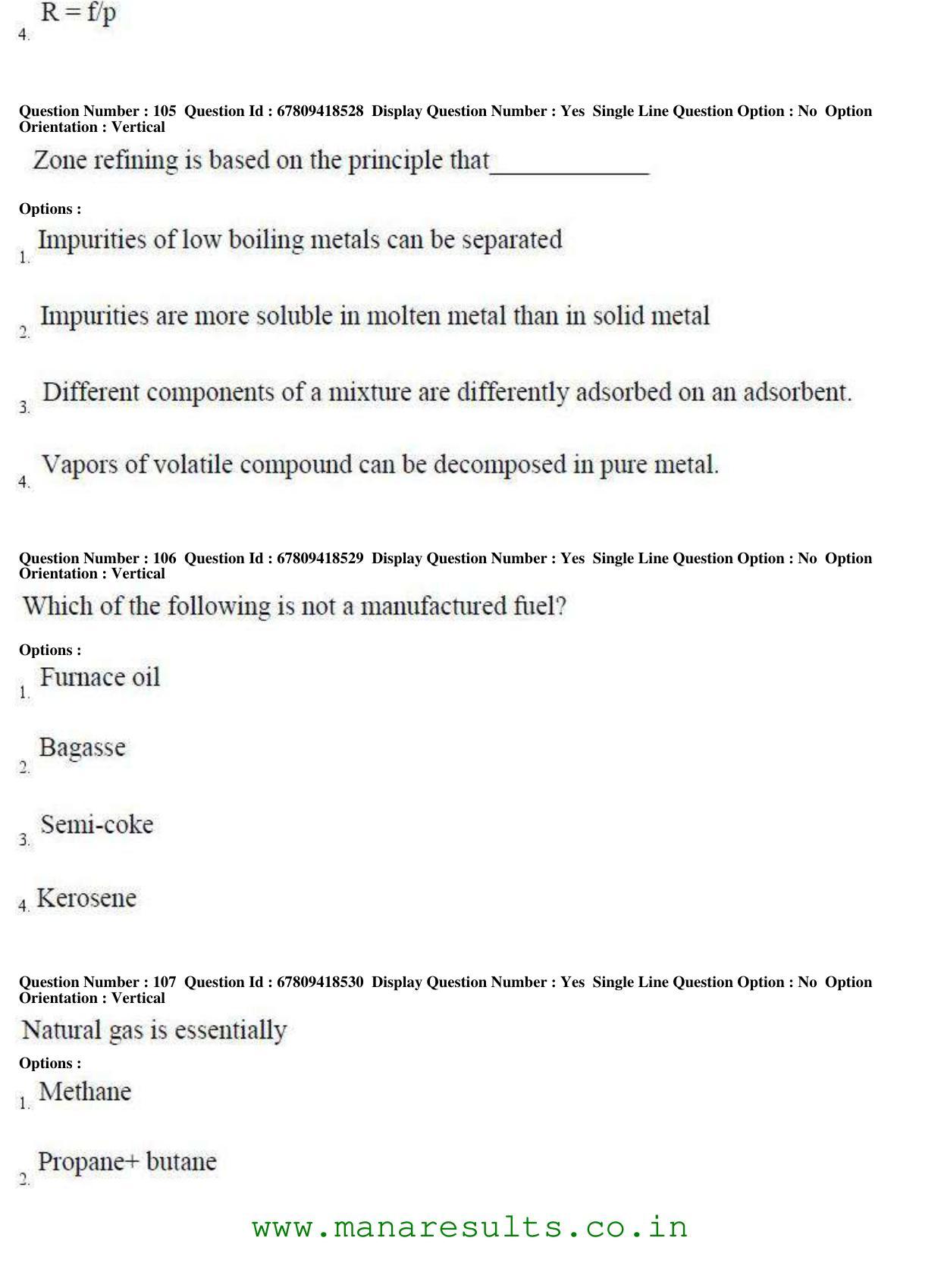 AP ECET 2018 - Metallurgical Engineering Old Previous Question Papers - Page 39