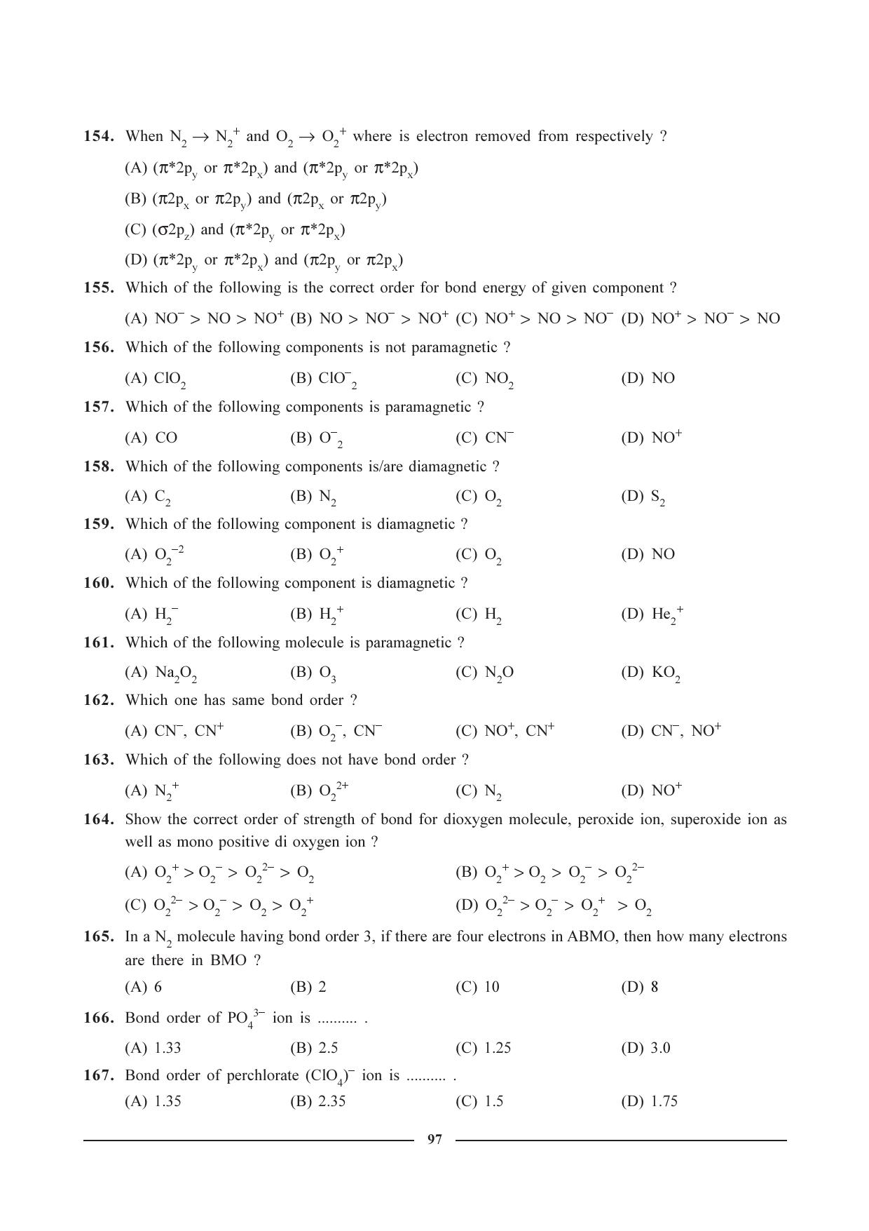 GSEB HSC Chemistry Question Paper (English Medium)- Chapter 4 - Page 28