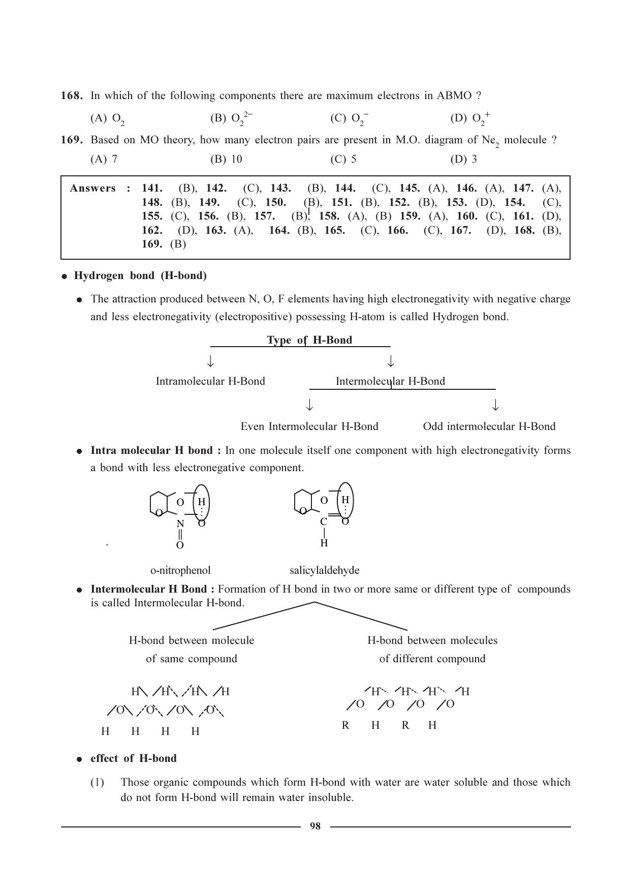 GSEB HSC Chemistry Question Paper (English Medium)- Chapter 4 - Page 29