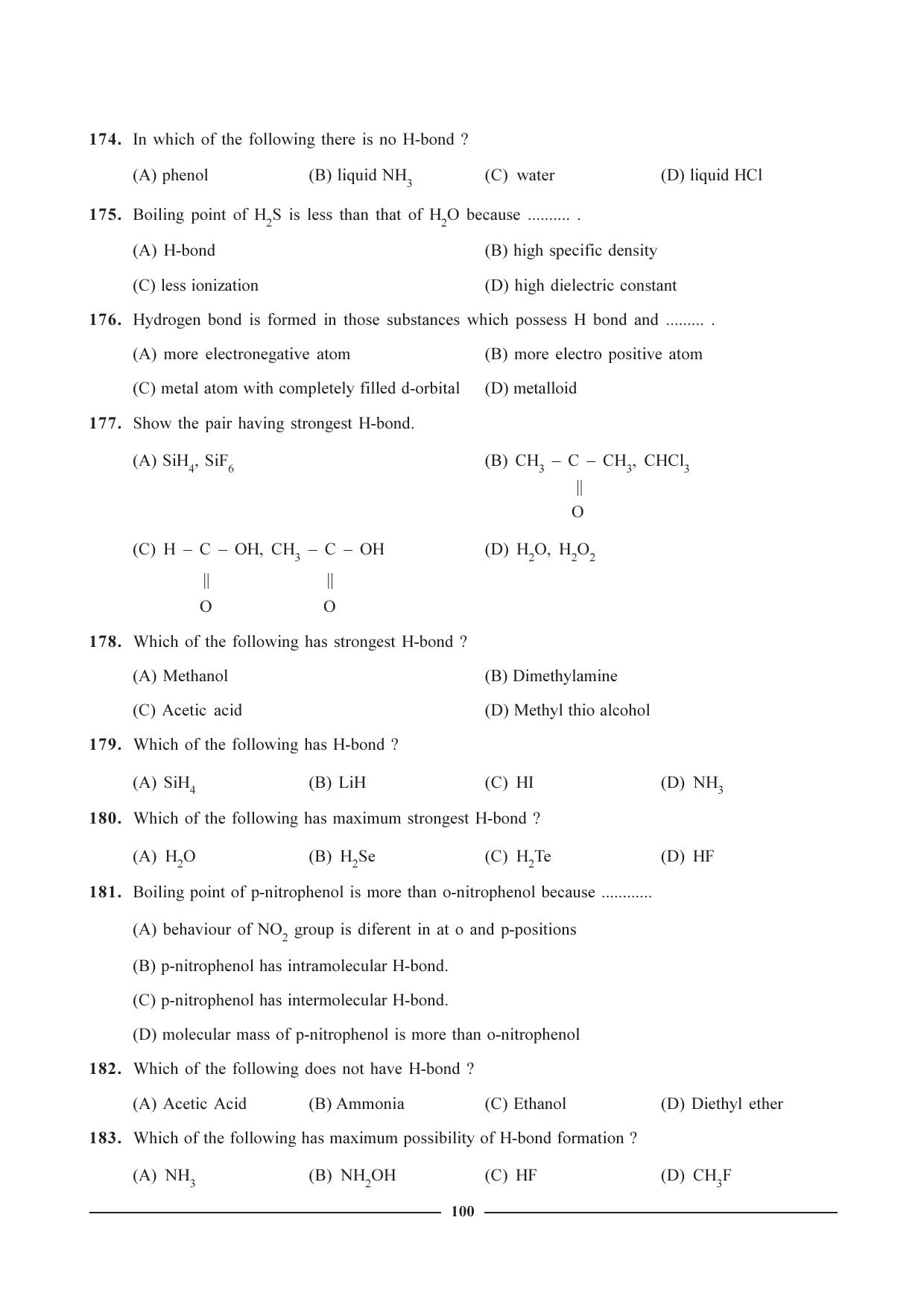 GSEB HSC Chemistry Question Paper (English Medium)- Chapter 4 - Page 31