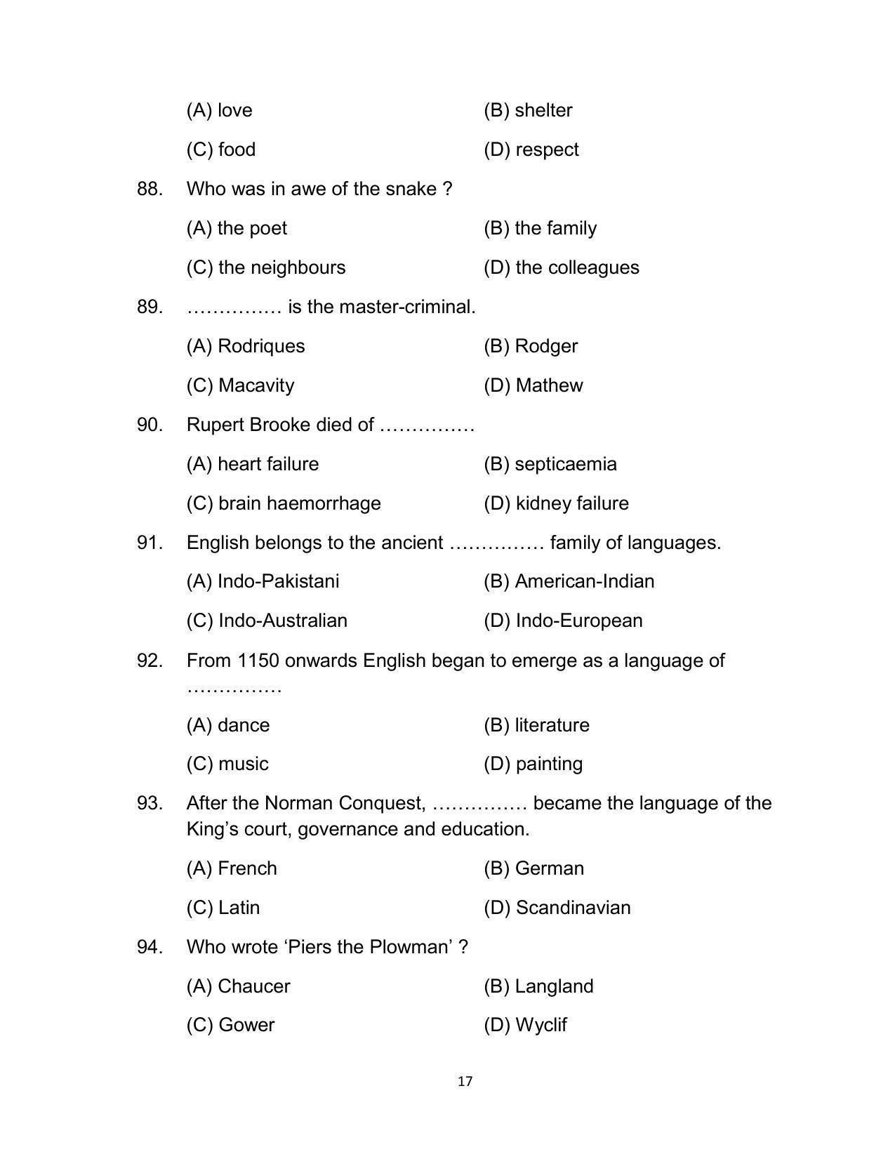 Bihar Board 12th Model Paper 2022 -English - (I.Sc. & I.Com.) - Page 17