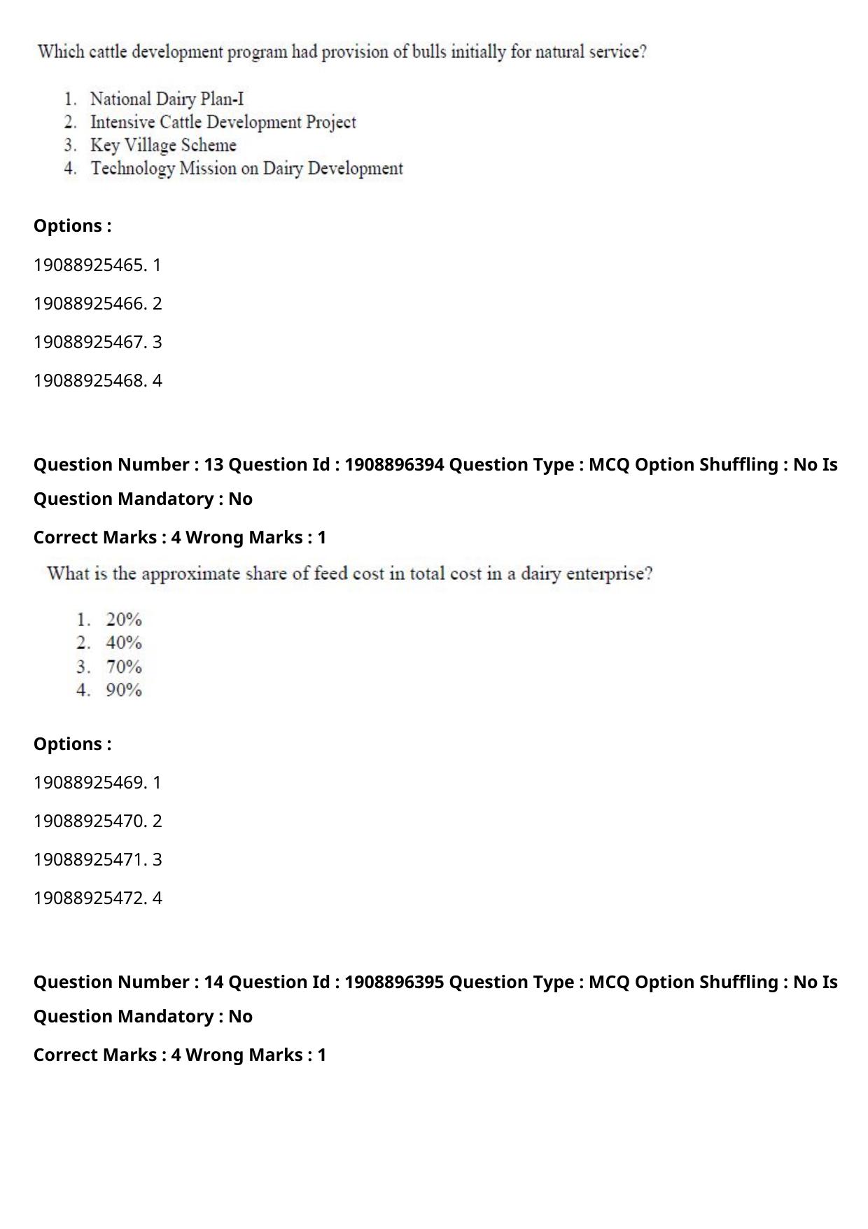 ICAR AIEEA PG 2021 ANIMAL SCIENCE Question Paper - Page 8